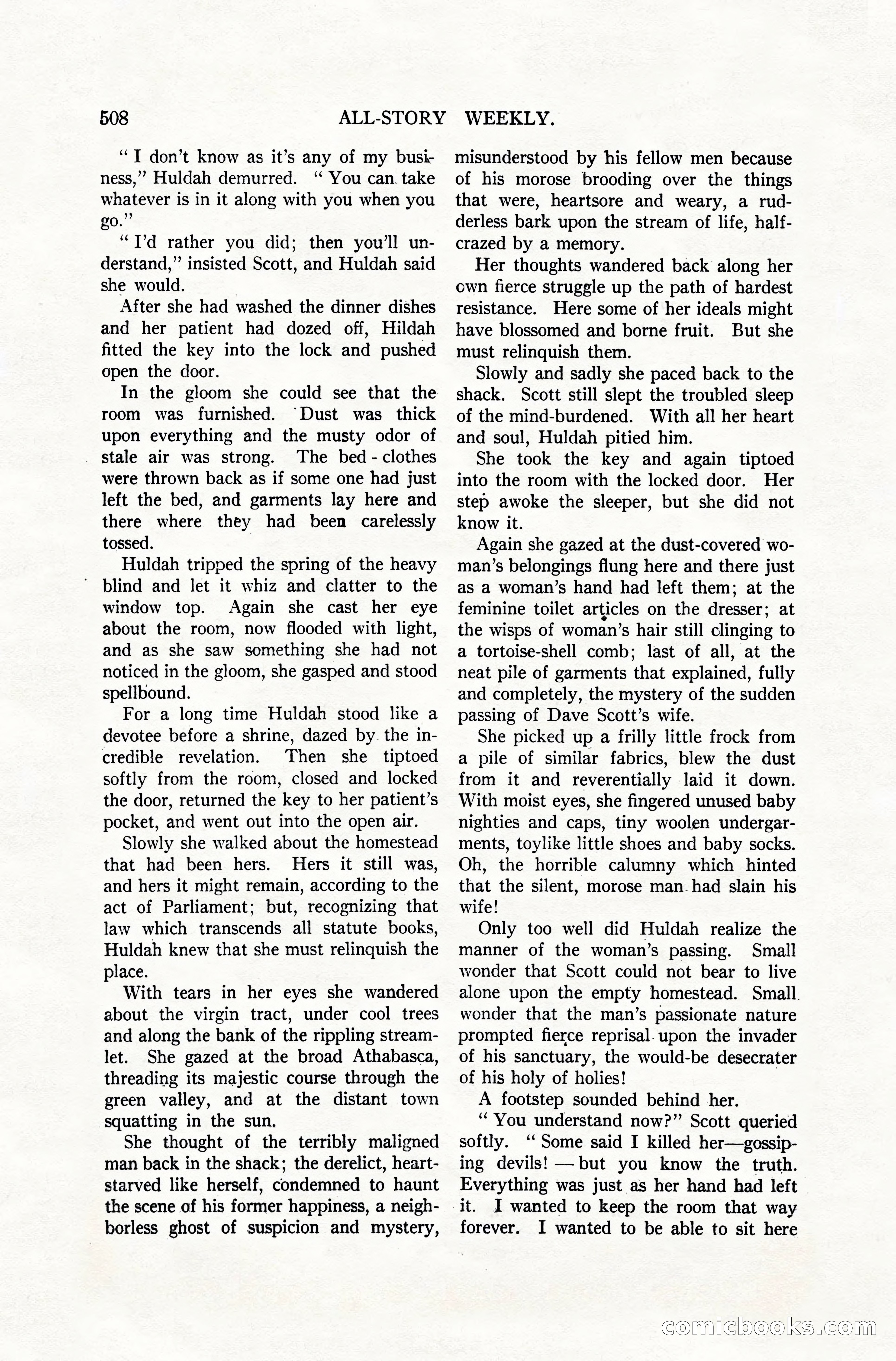 All-Story Weekly, April 28, 1917 — page 162 of 184