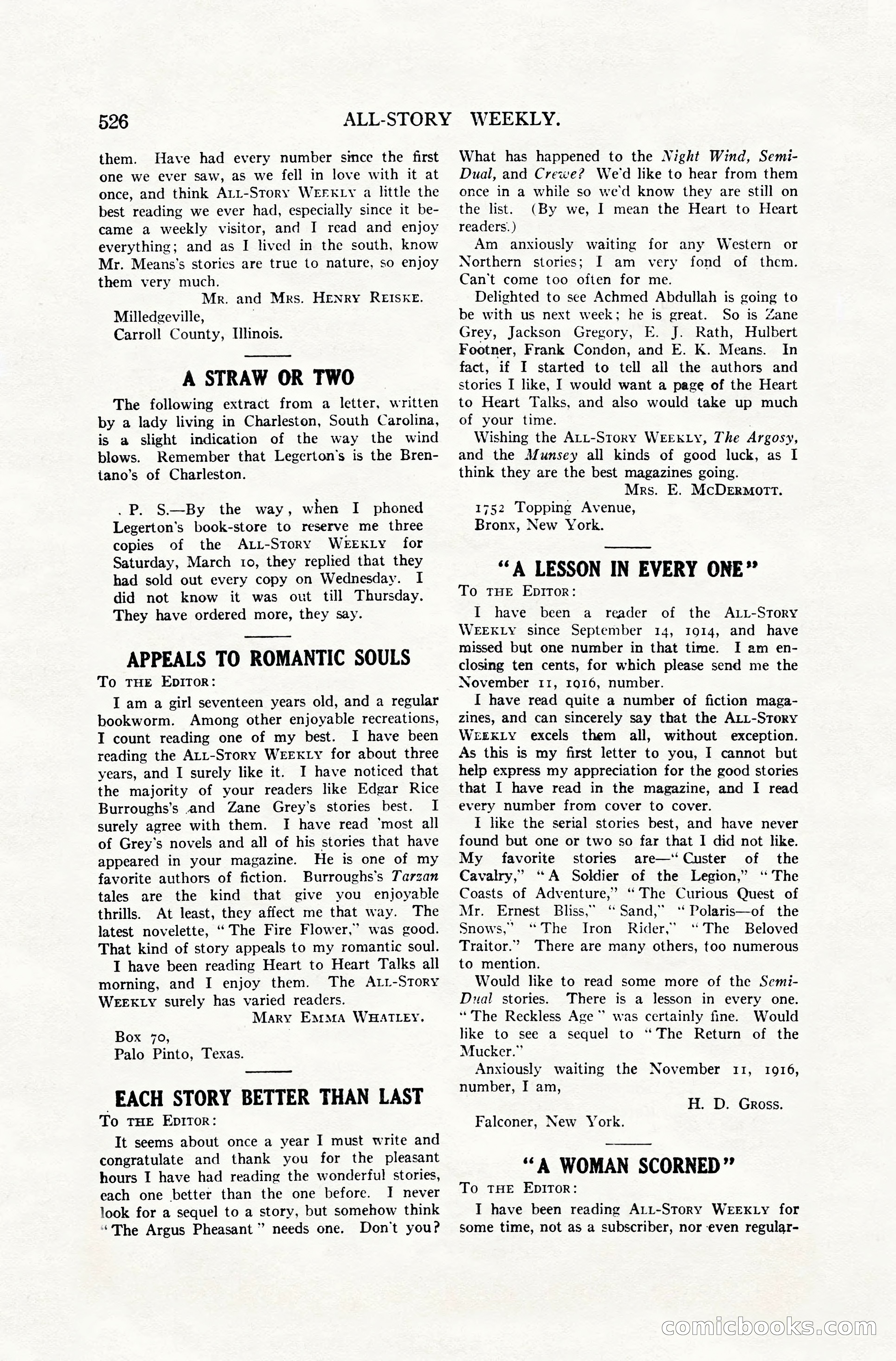 All-Story Weekly, April 28, 1917 — page 180 of 184