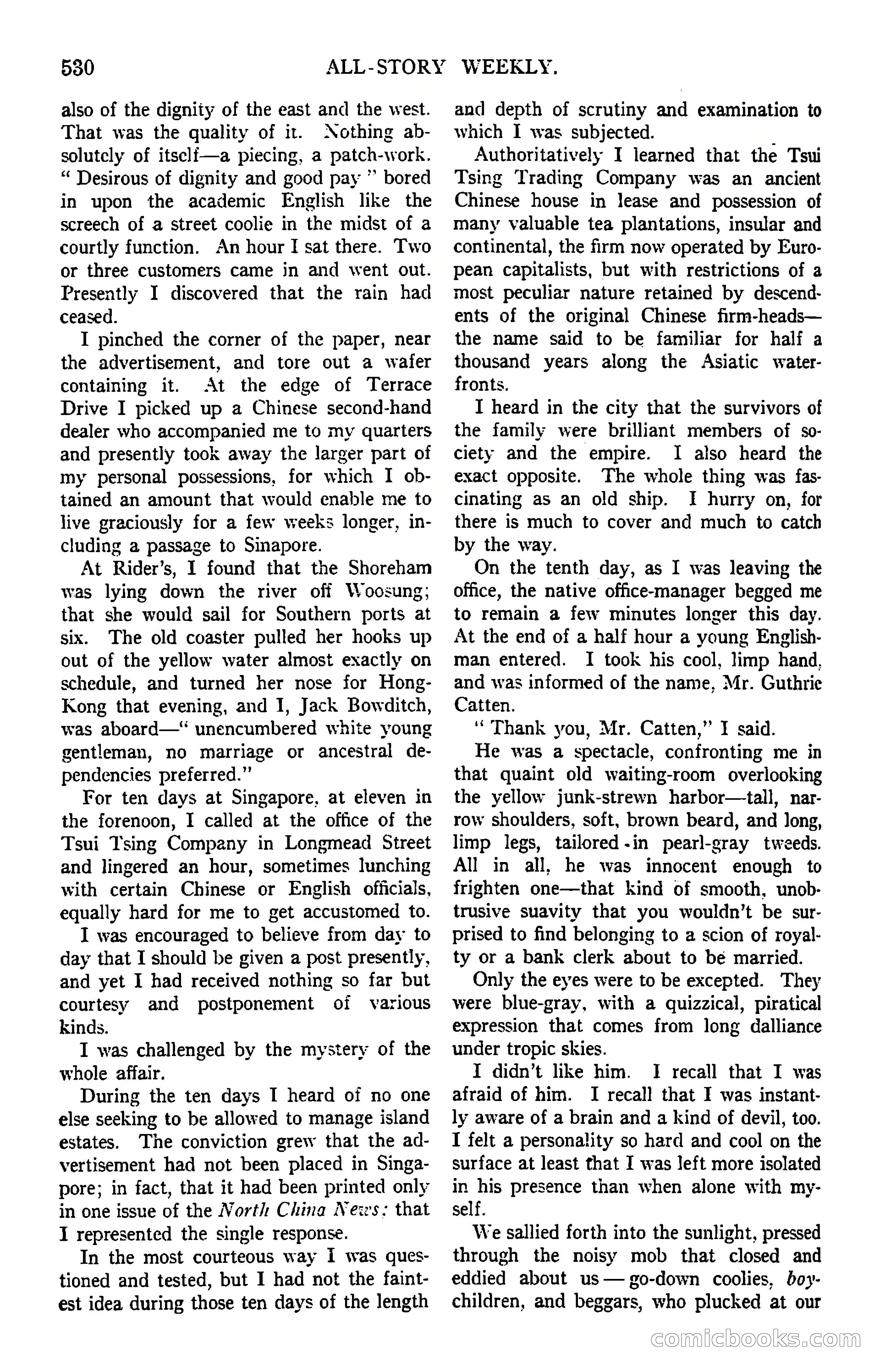 All-Story Weekly, March 8, 1919 — page 4 of 178