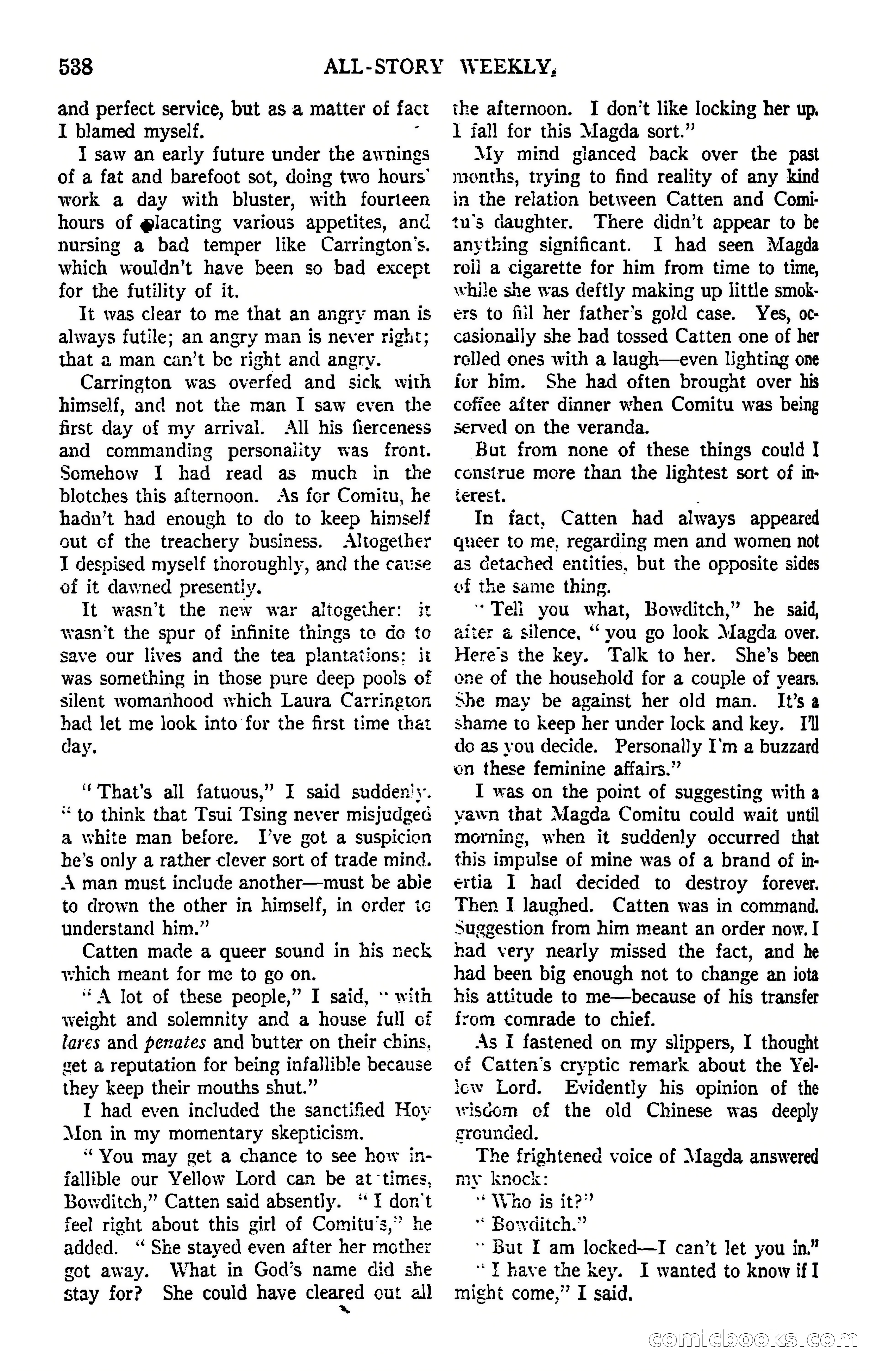 All-Story Weekly, March 8, 1919 — page 12 of 178