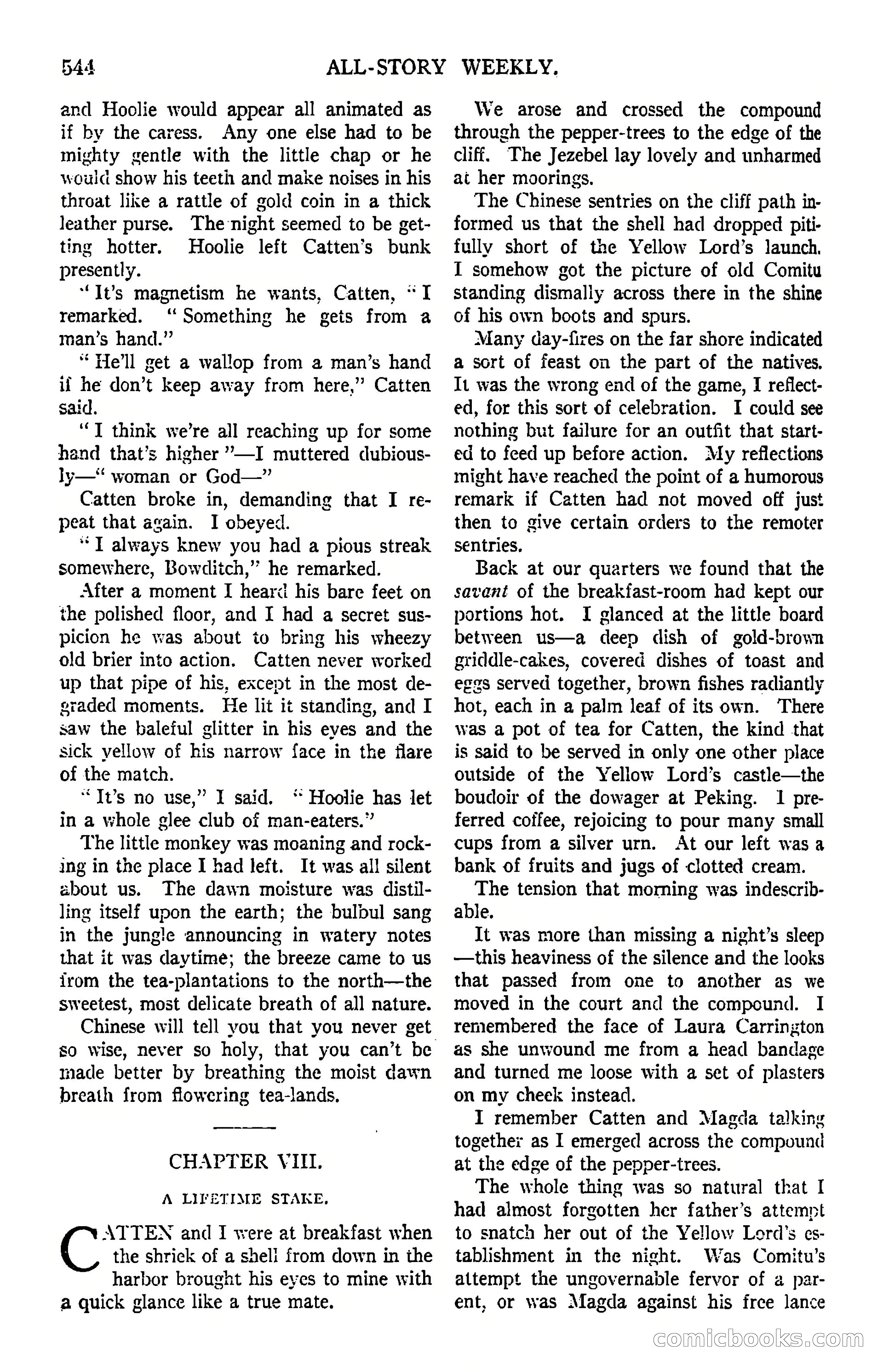 All-Story Weekly, March 8, 1919 — page 18 of 178