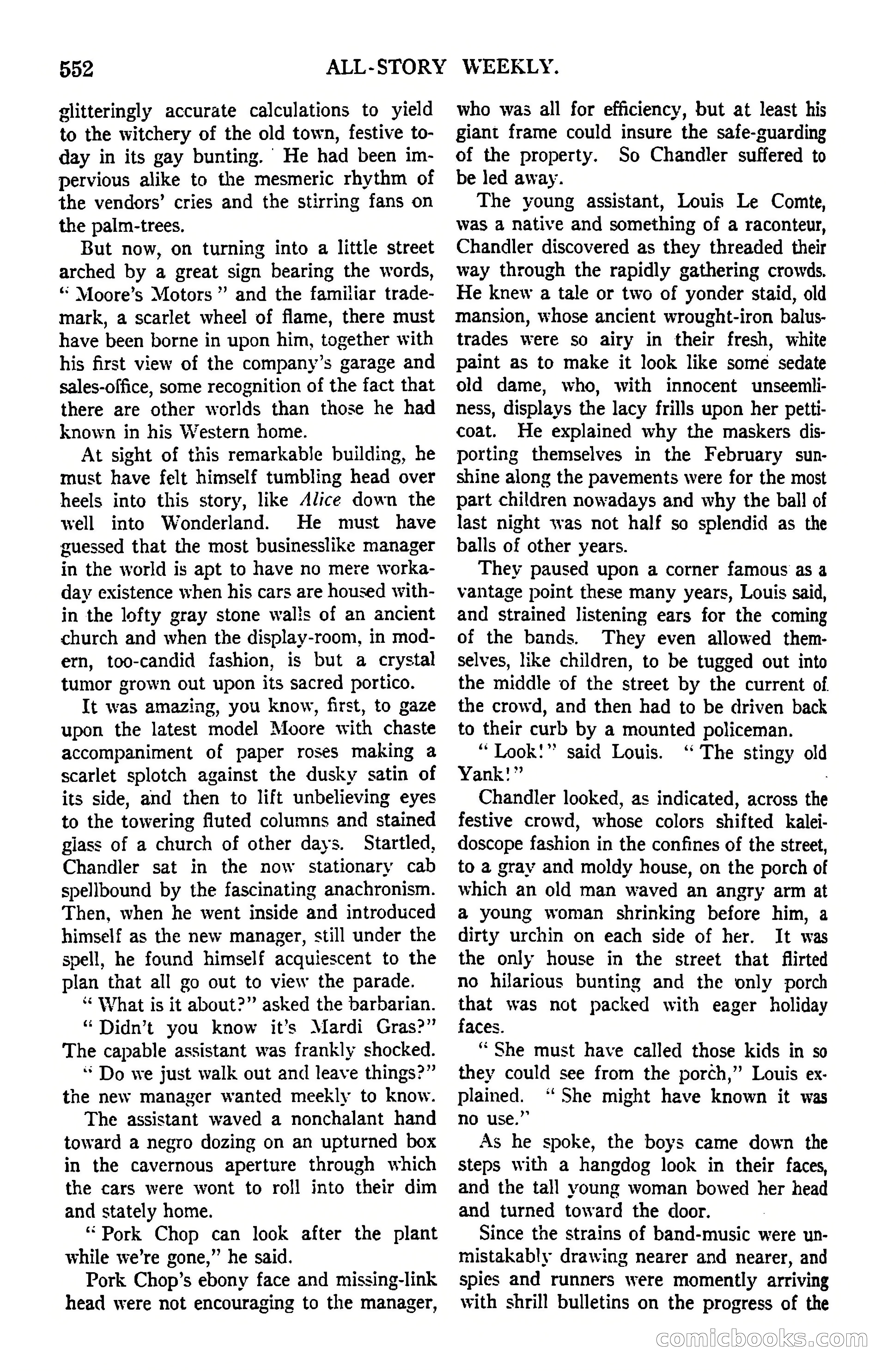 All-Story Weekly, March 8, 1919 — page 26 of 178