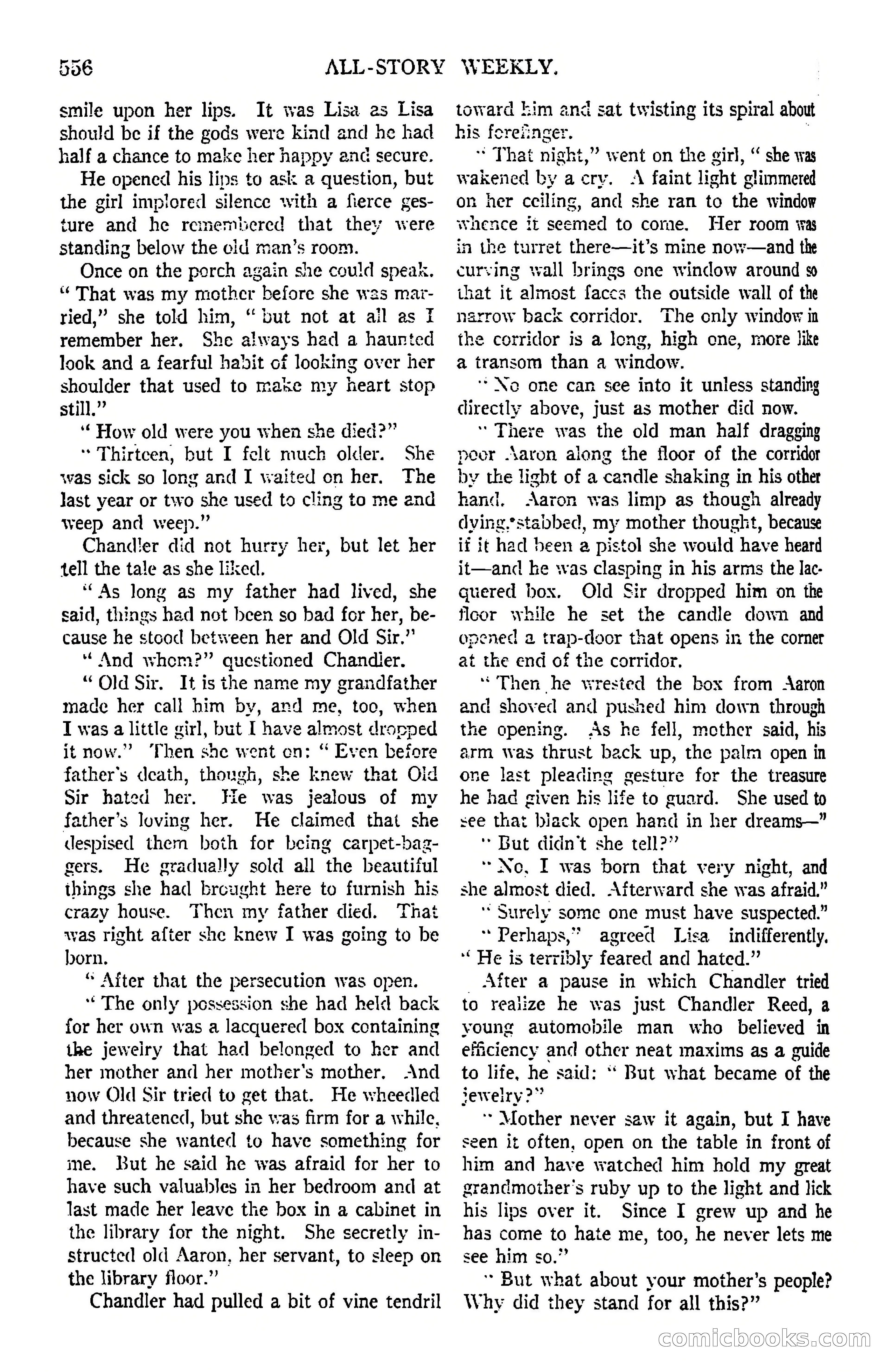 All-Story Weekly, March 8, 1919 — page 30 of 178