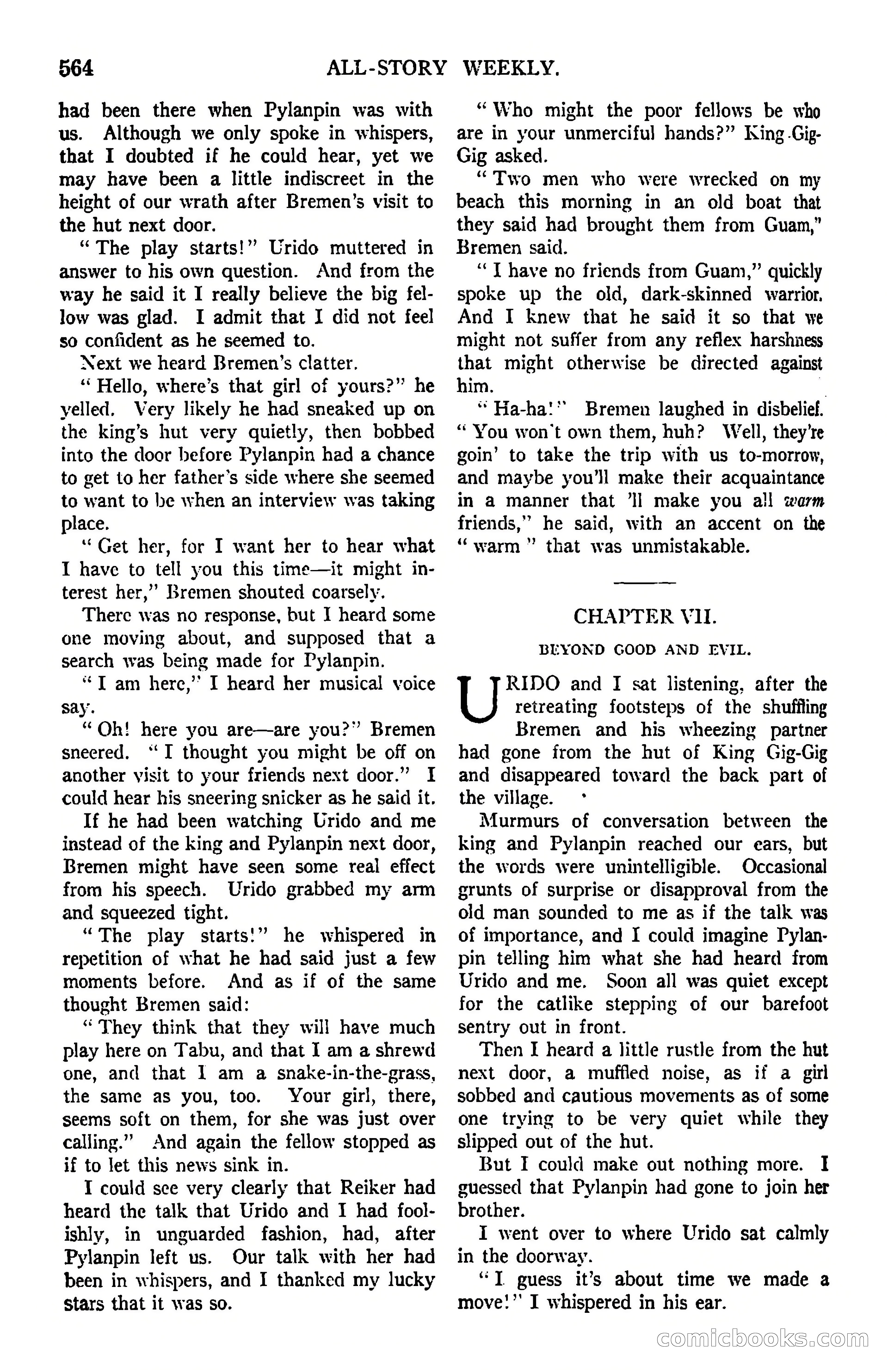 All-Story Weekly, March 8, 1919 — page 38 of 178