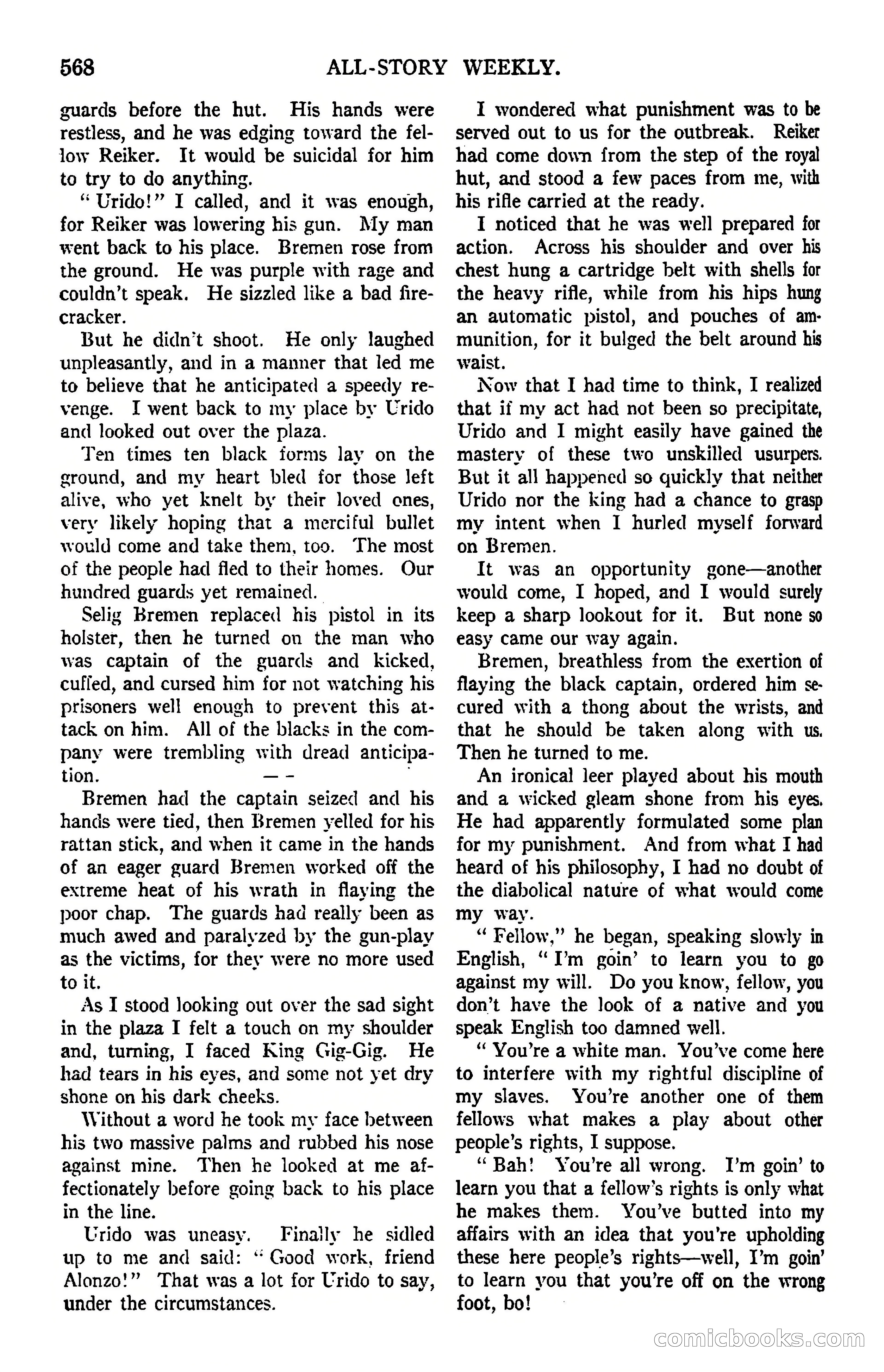 All-Story Weekly, March 8, 1919 — page 42 of 178
