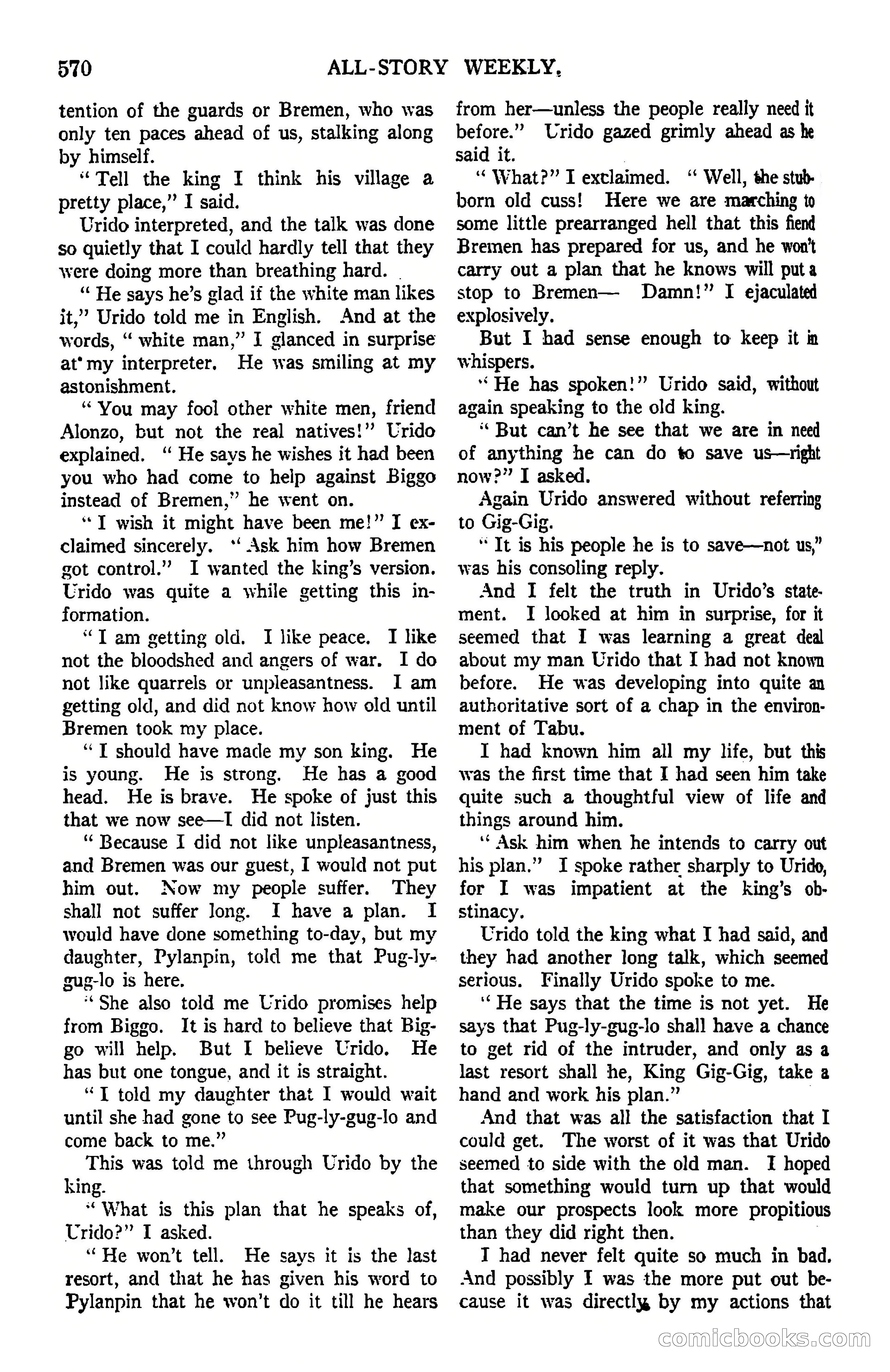 All-Story Weekly, March 8, 1919 — page 44 of 178