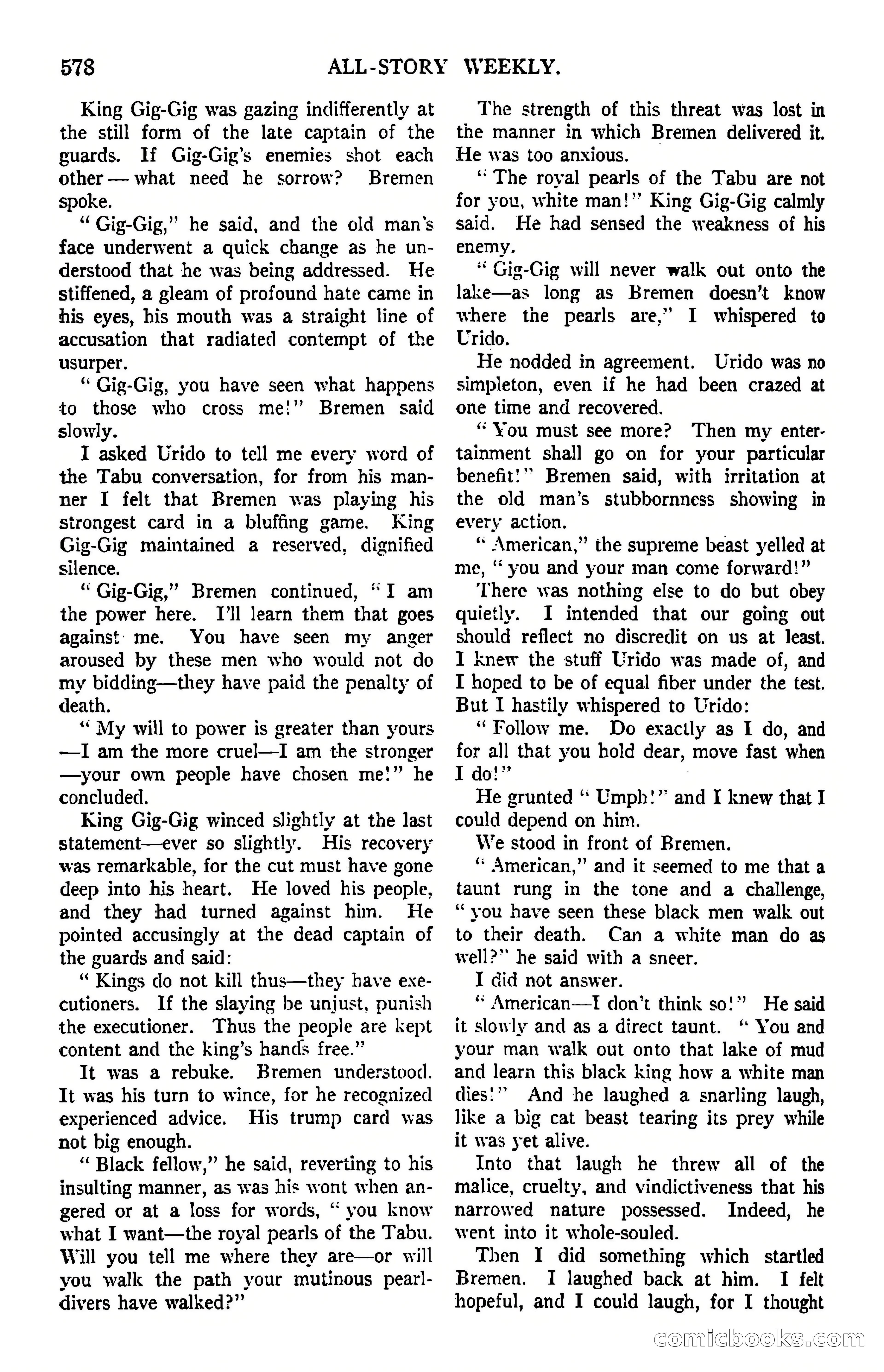 All-Story Weekly, March 8, 1919 — page 52 of 178