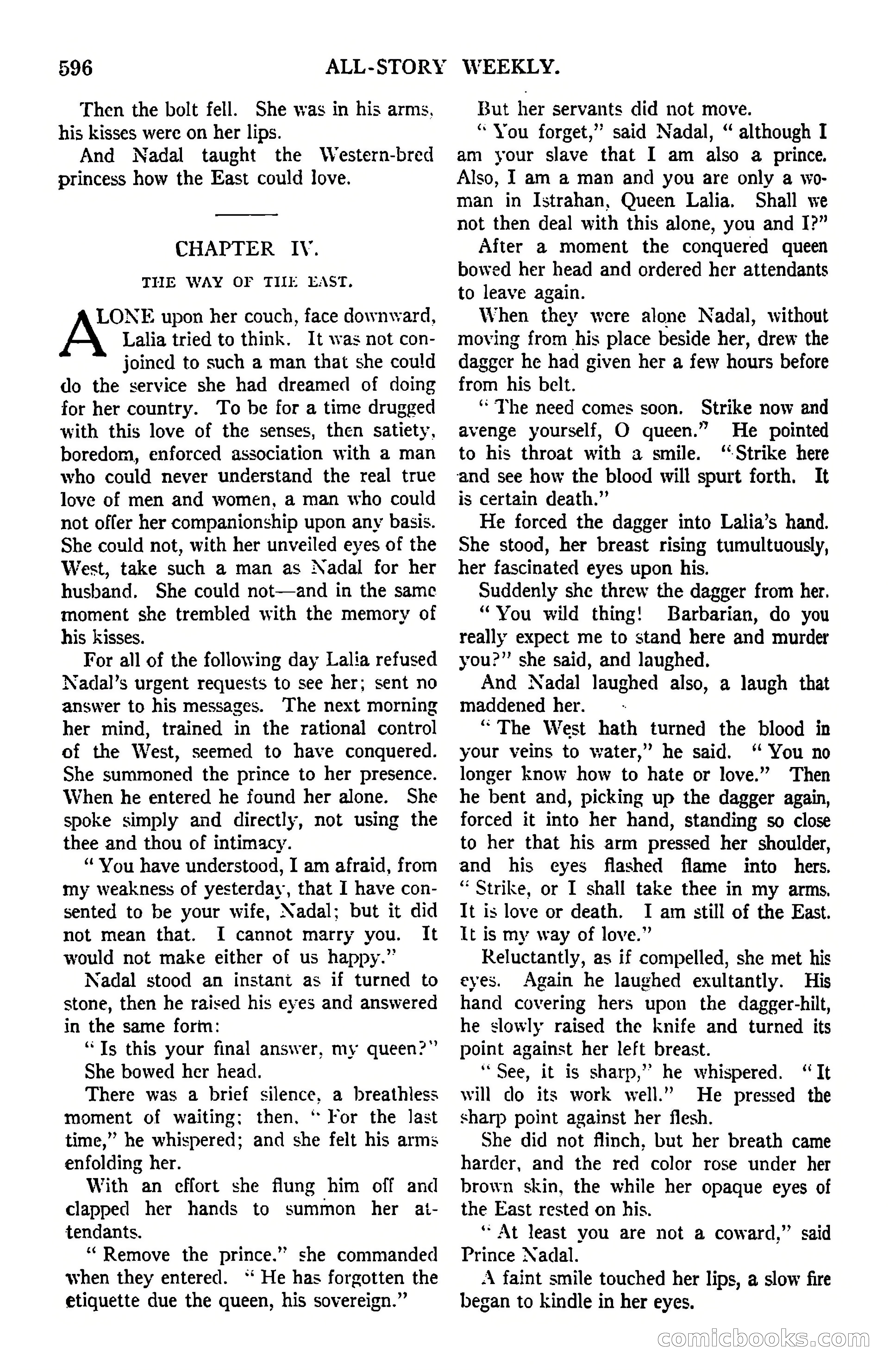 All-Story Weekly, March 8, 1919 — page 70 of 178