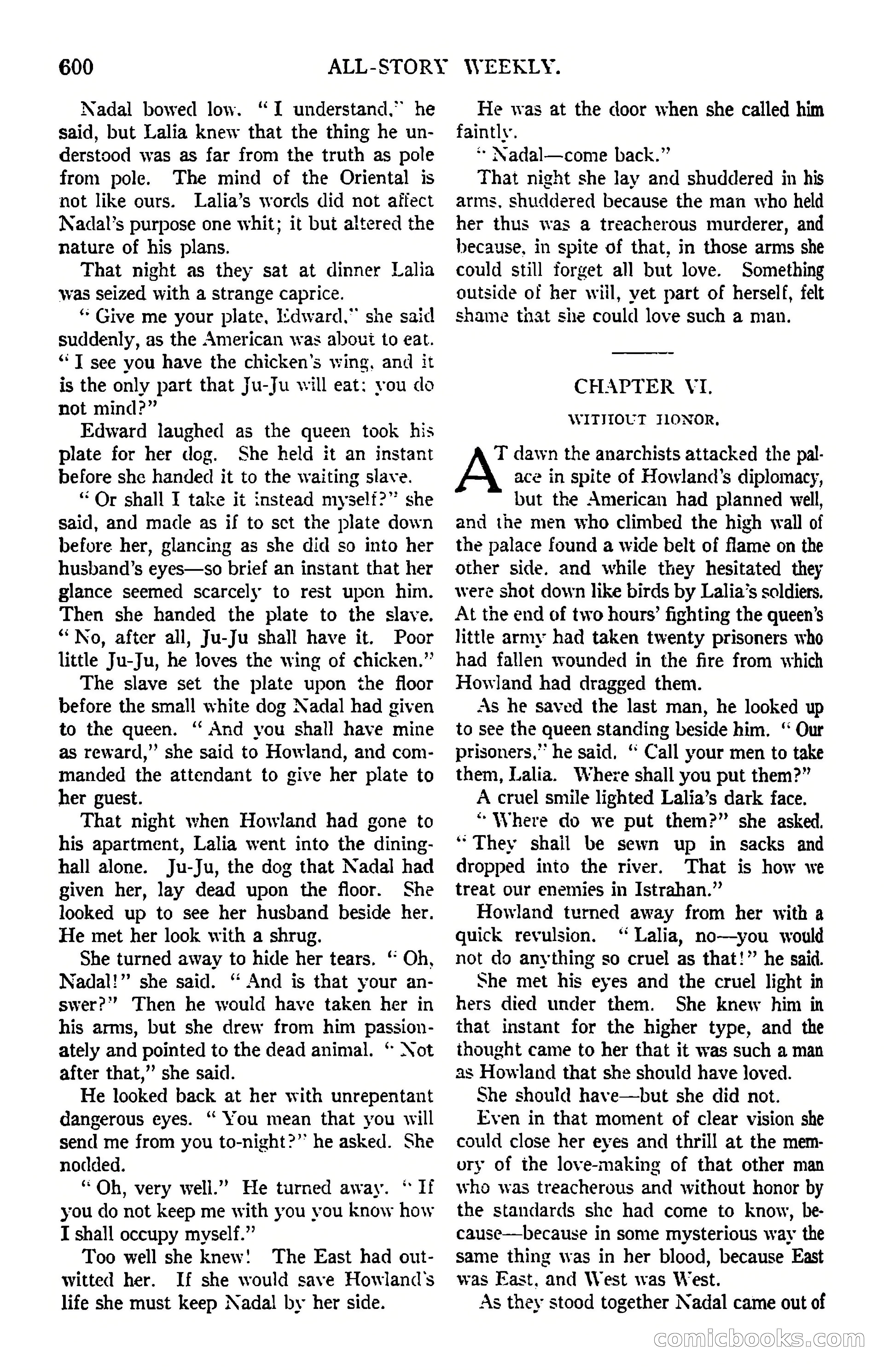 All-Story Weekly, March 8, 1919 — page 74 of 178