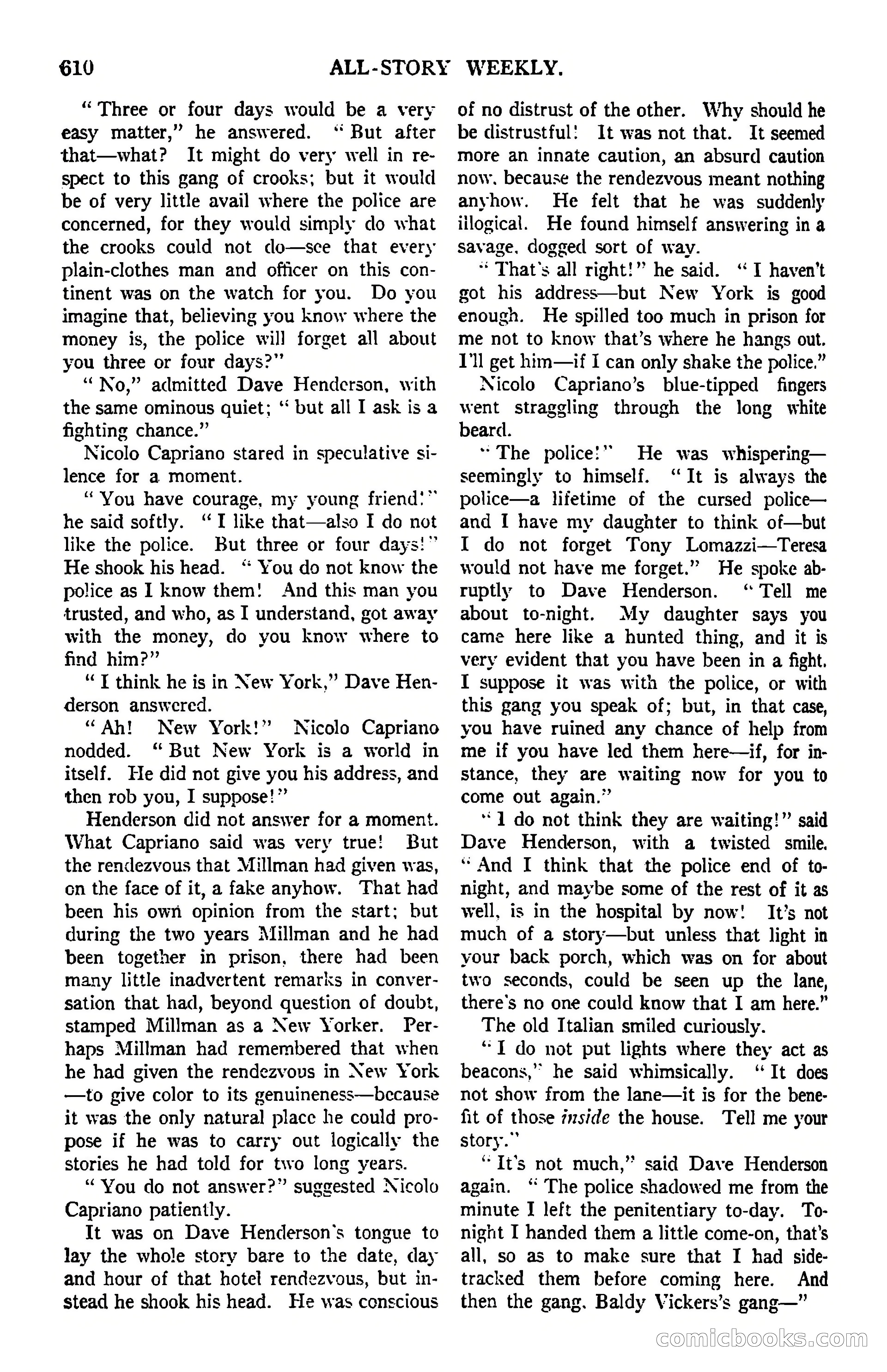 All-Story Weekly, March 8, 1919 — page 84 of 178