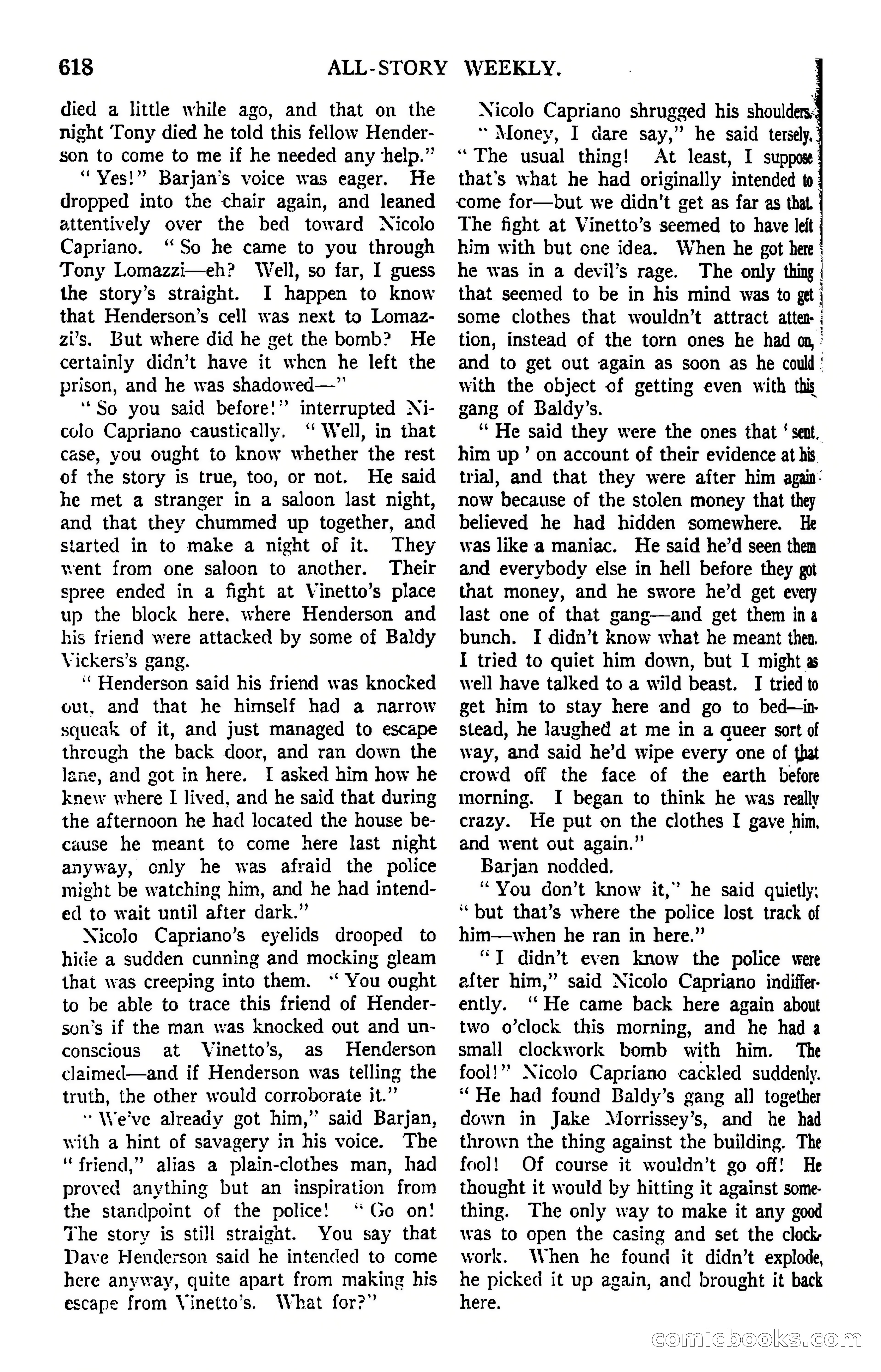 All-Story Weekly, March 8, 1919 — page 92 of 178