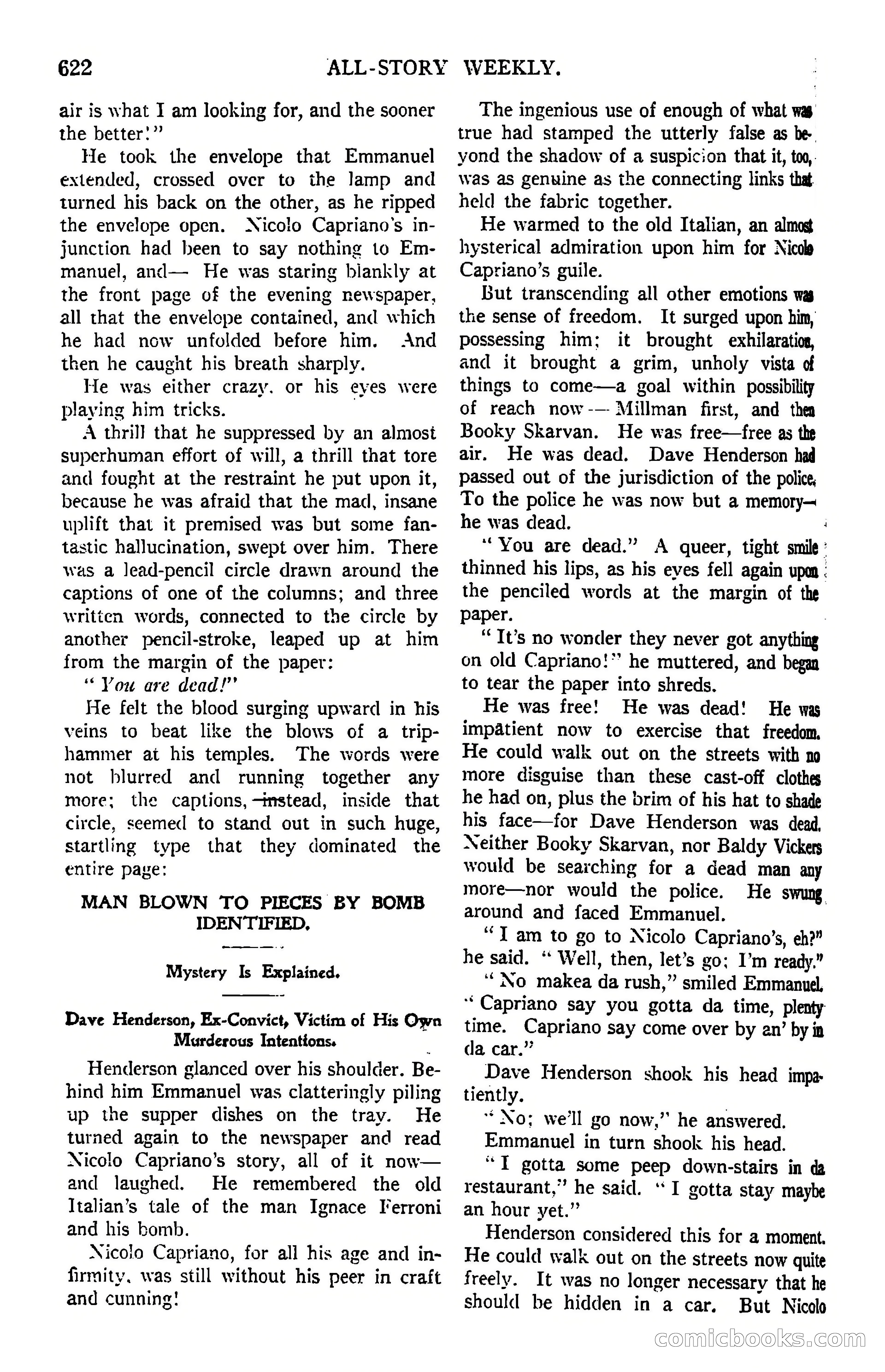 All-Story Weekly, March 8, 1919 — page 96 of 178