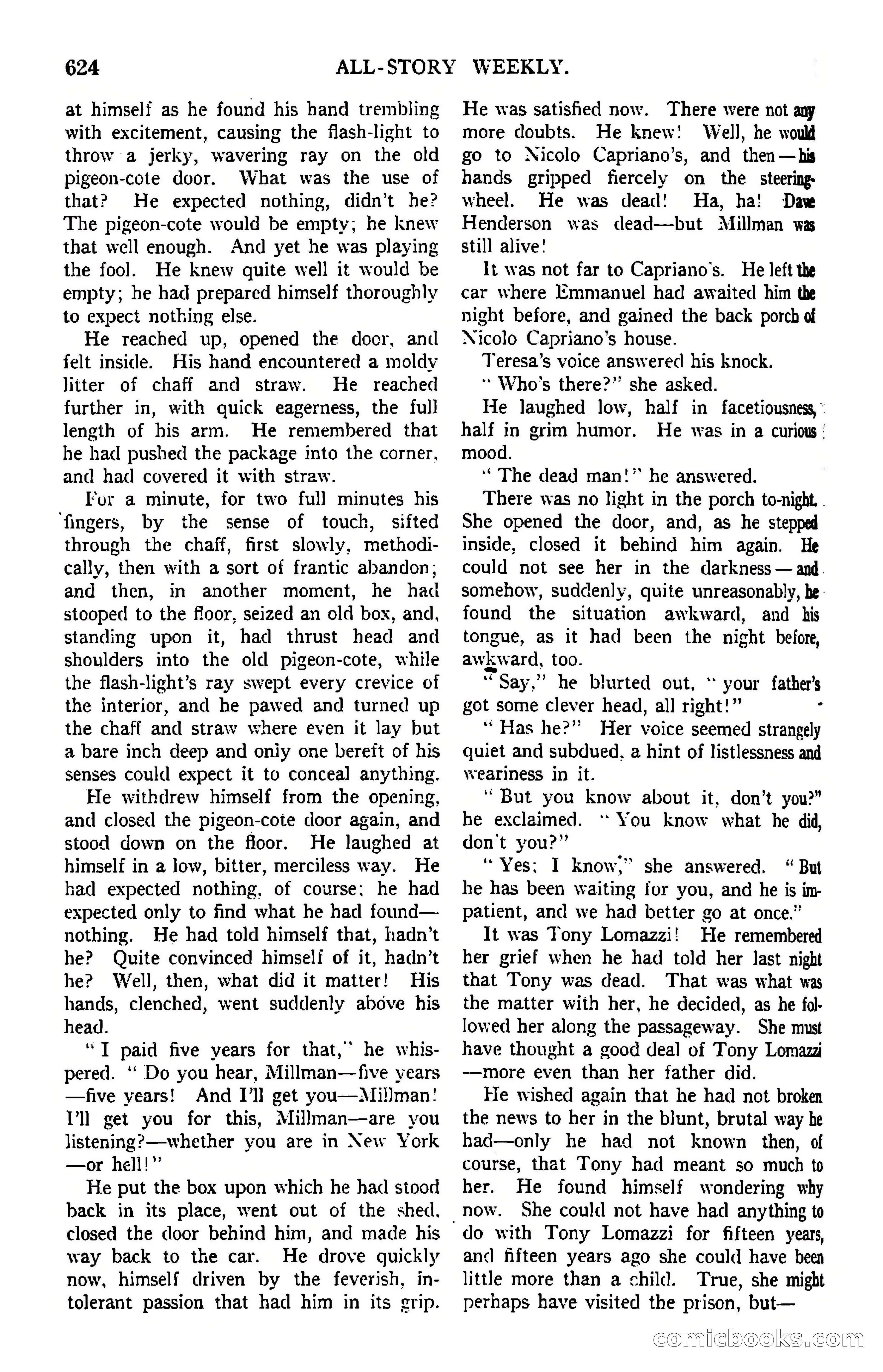 All-Story Weekly, March 8, 1919 — page 98 of 178