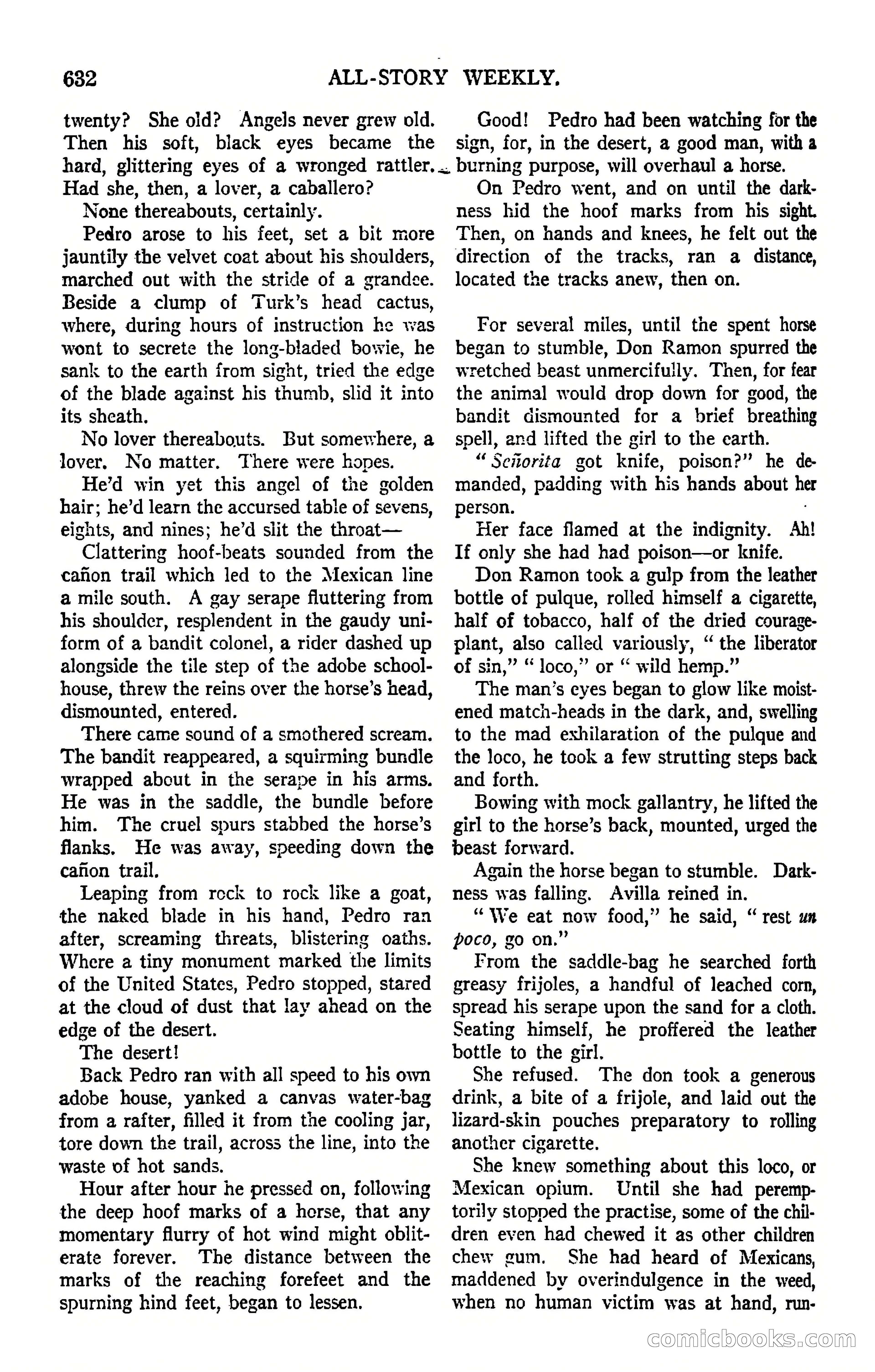 All-Story Weekly, March 8, 1919 — page 106 of 178