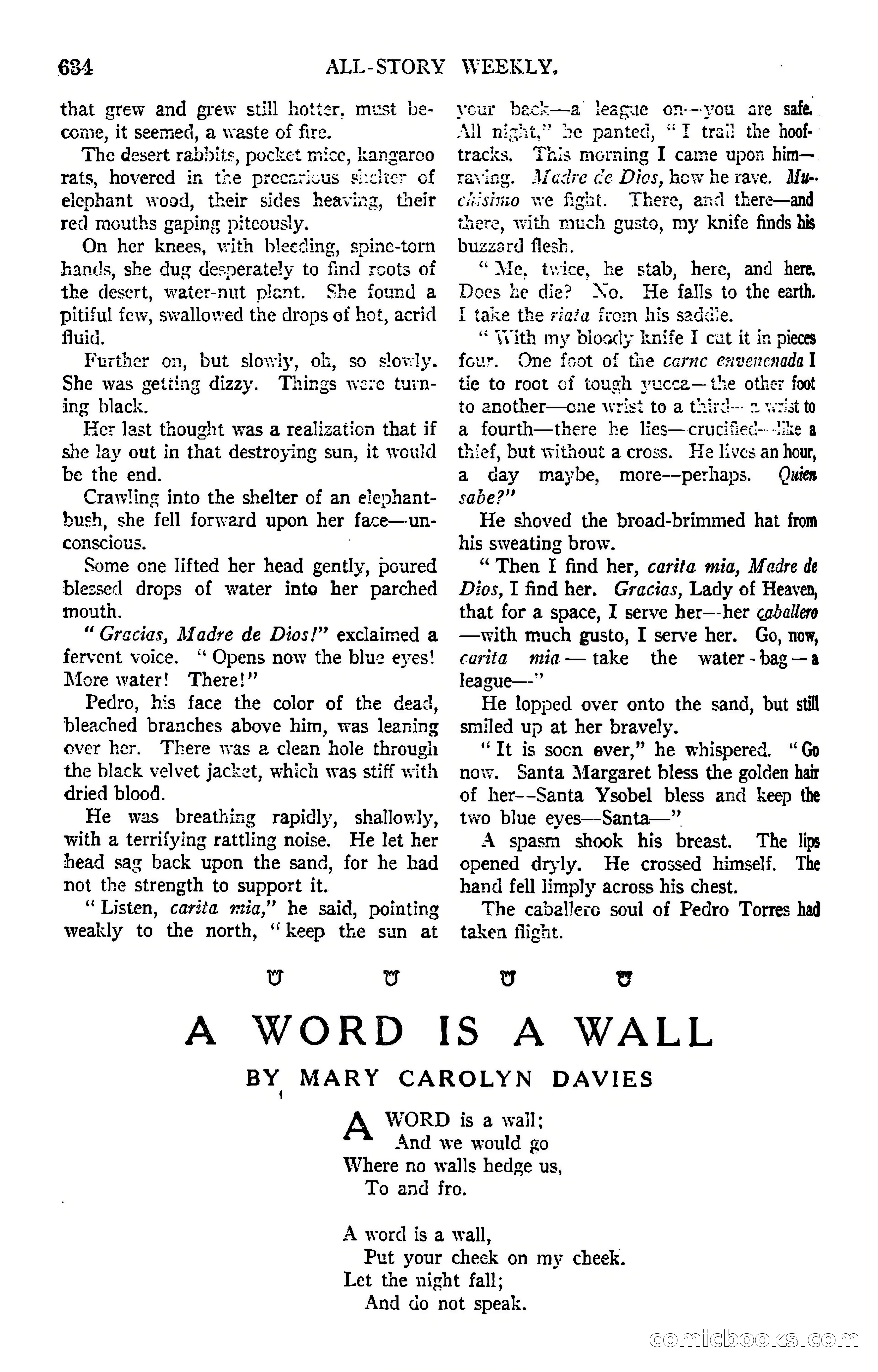 All-Story Weekly, March 8, 1919 — page 108 of 178