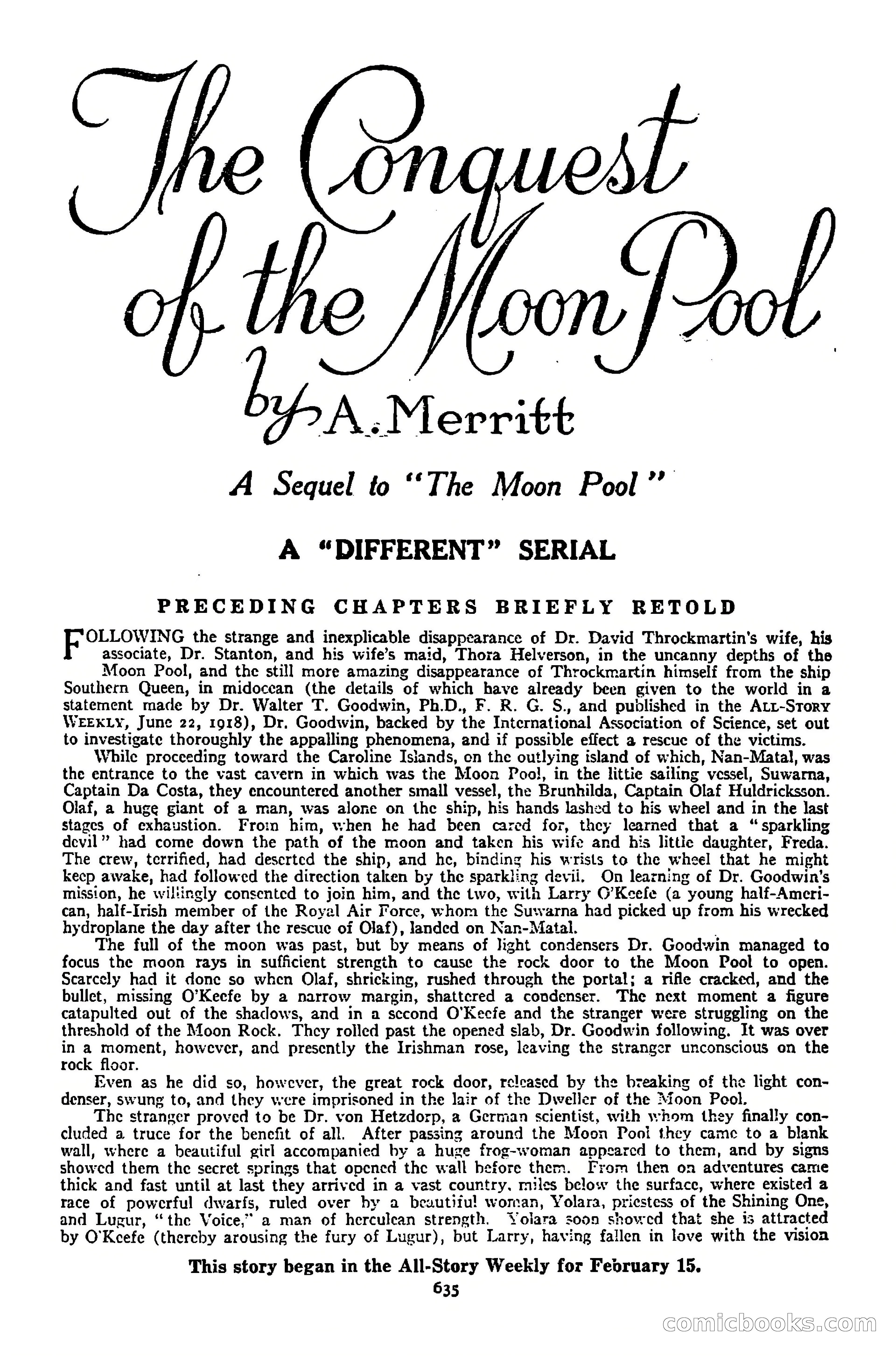 All-Story Weekly, March 8, 1919 — page 109 of 178