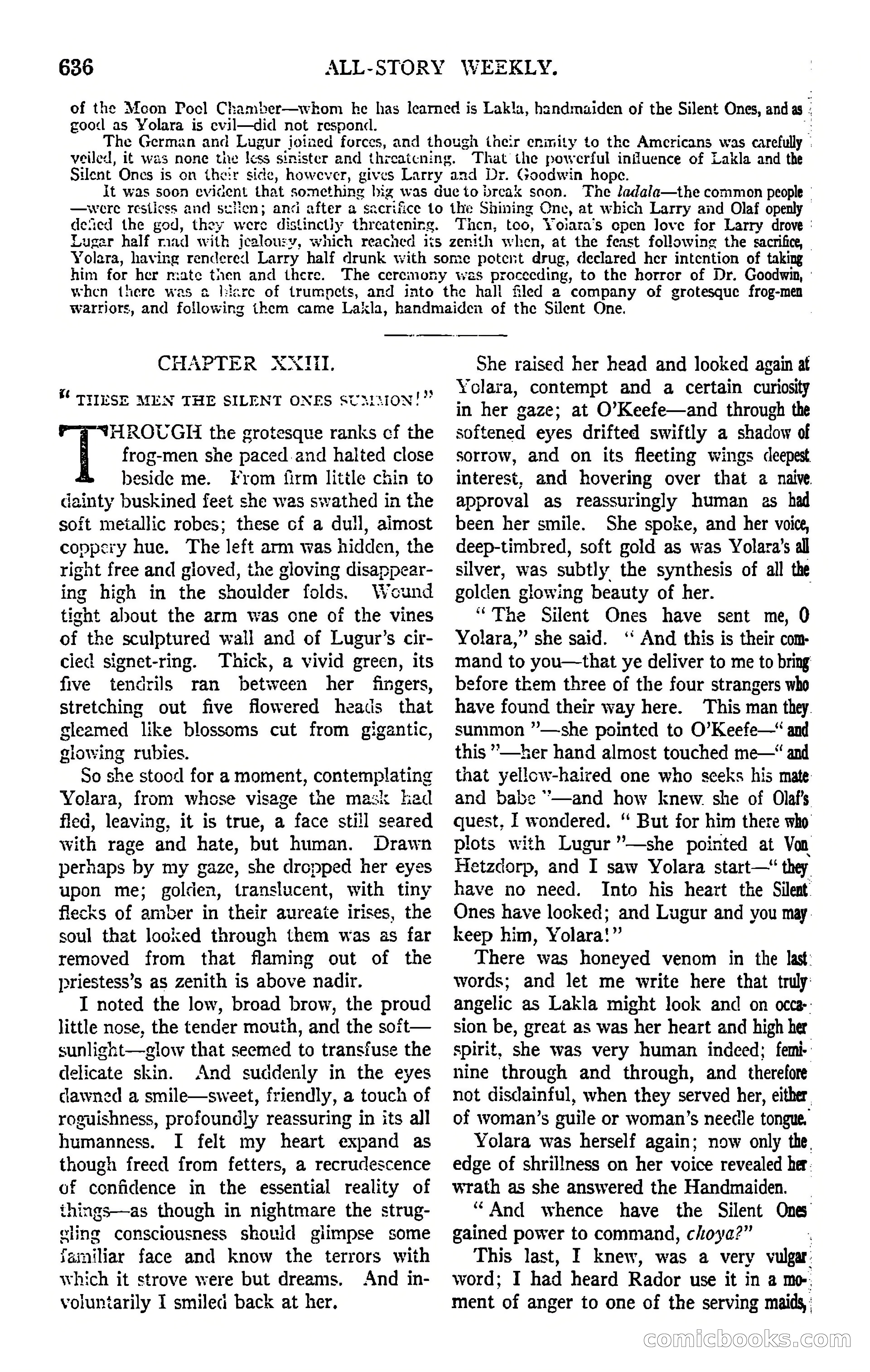All-Story Weekly, March 8, 1919 — page 110 of 178
