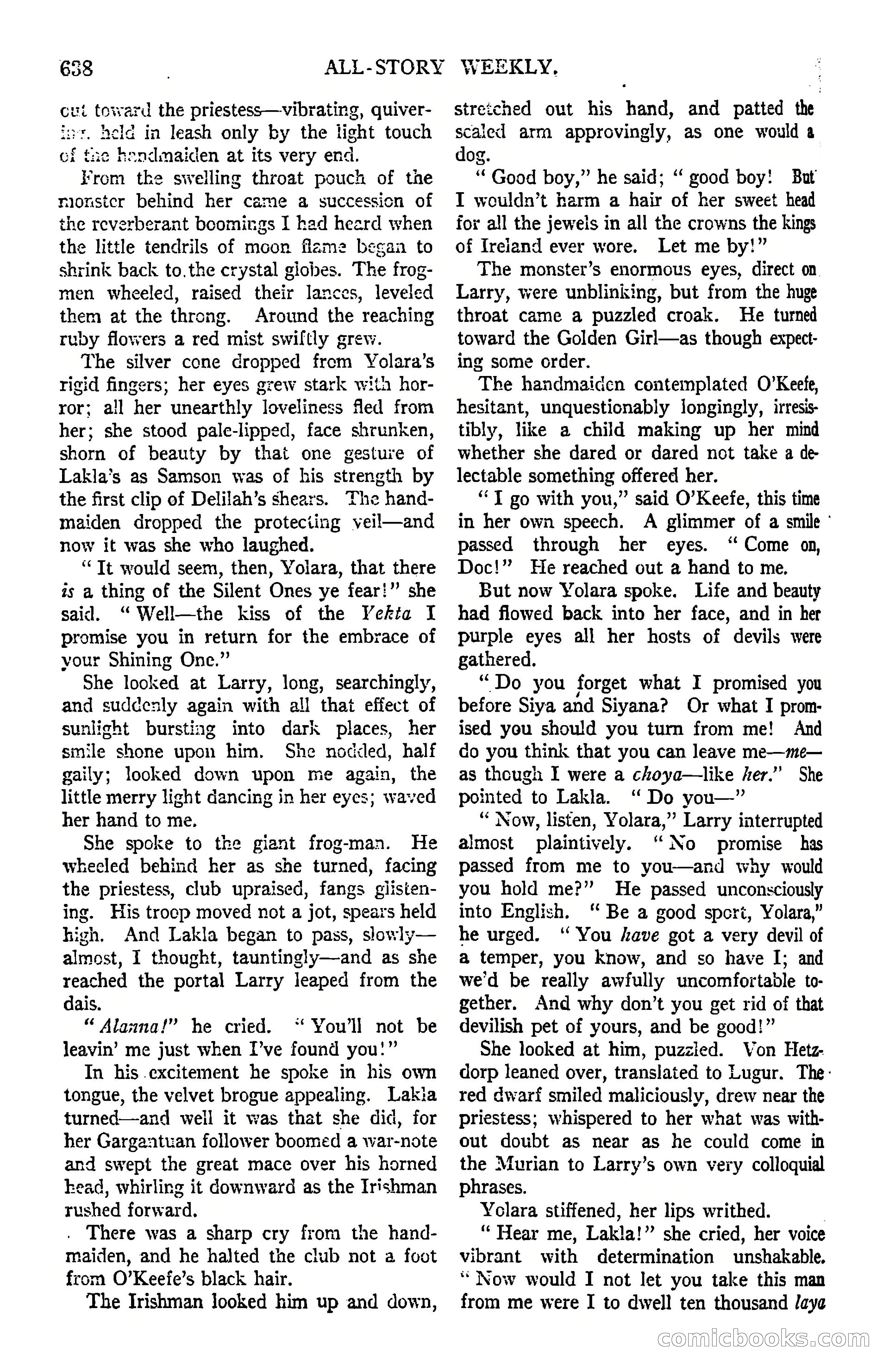 All-Story Weekly, March 8, 1919 — page 112 of 178