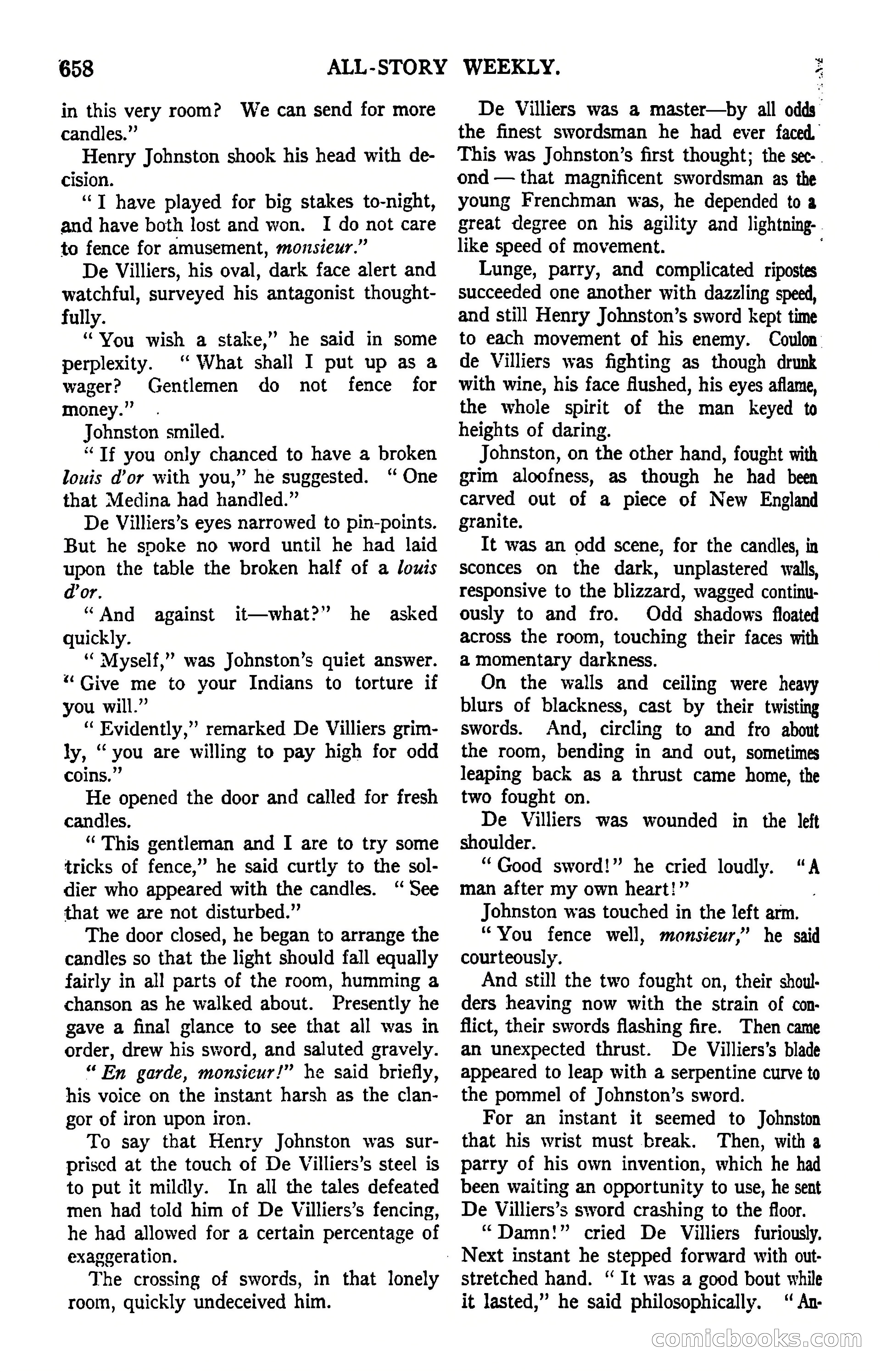 All-Story Weekly, March 8, 1919 — page 132 of 178