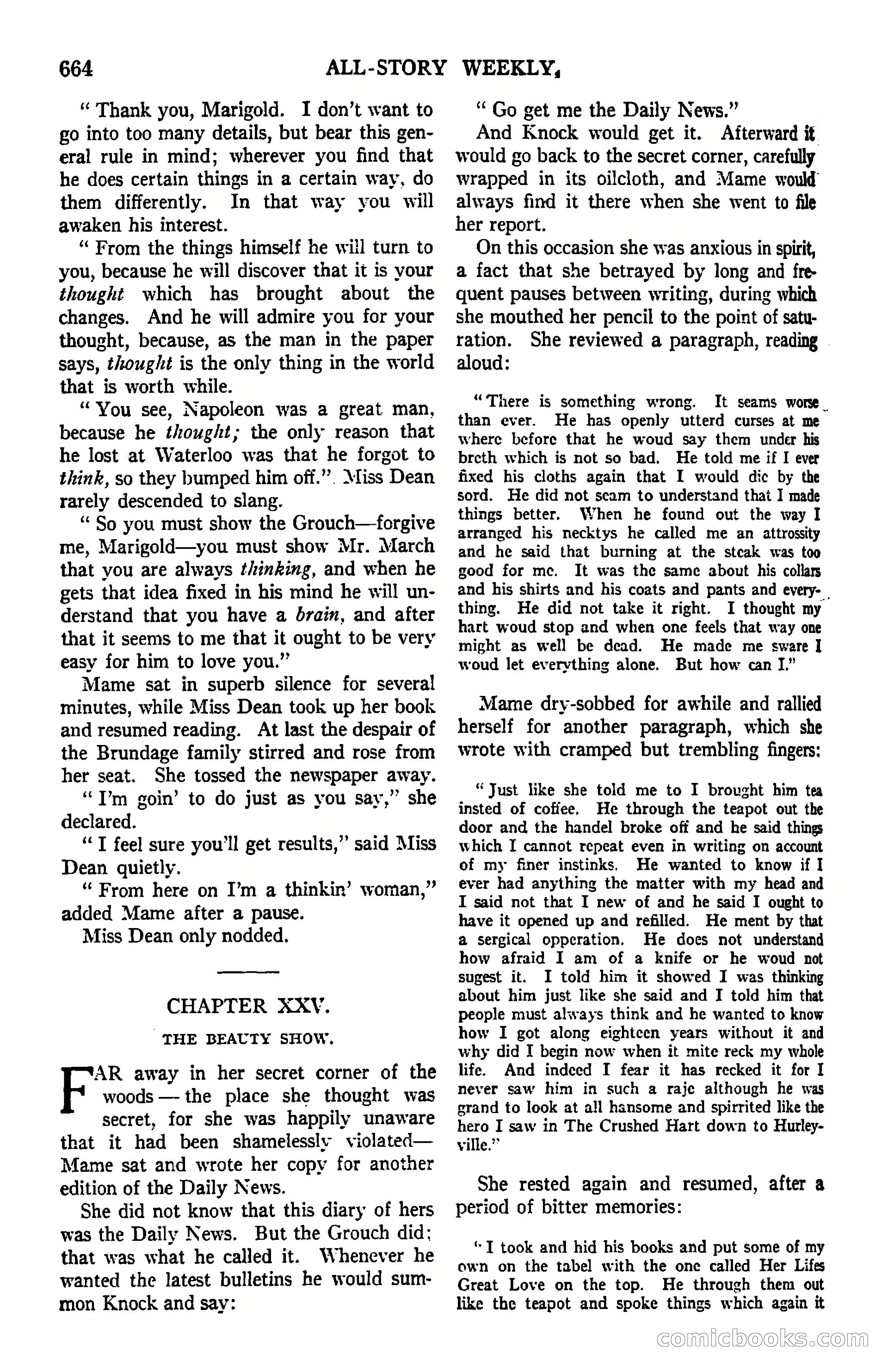 All-Story Weekly, March 8, 1919 — page 138 of 178
