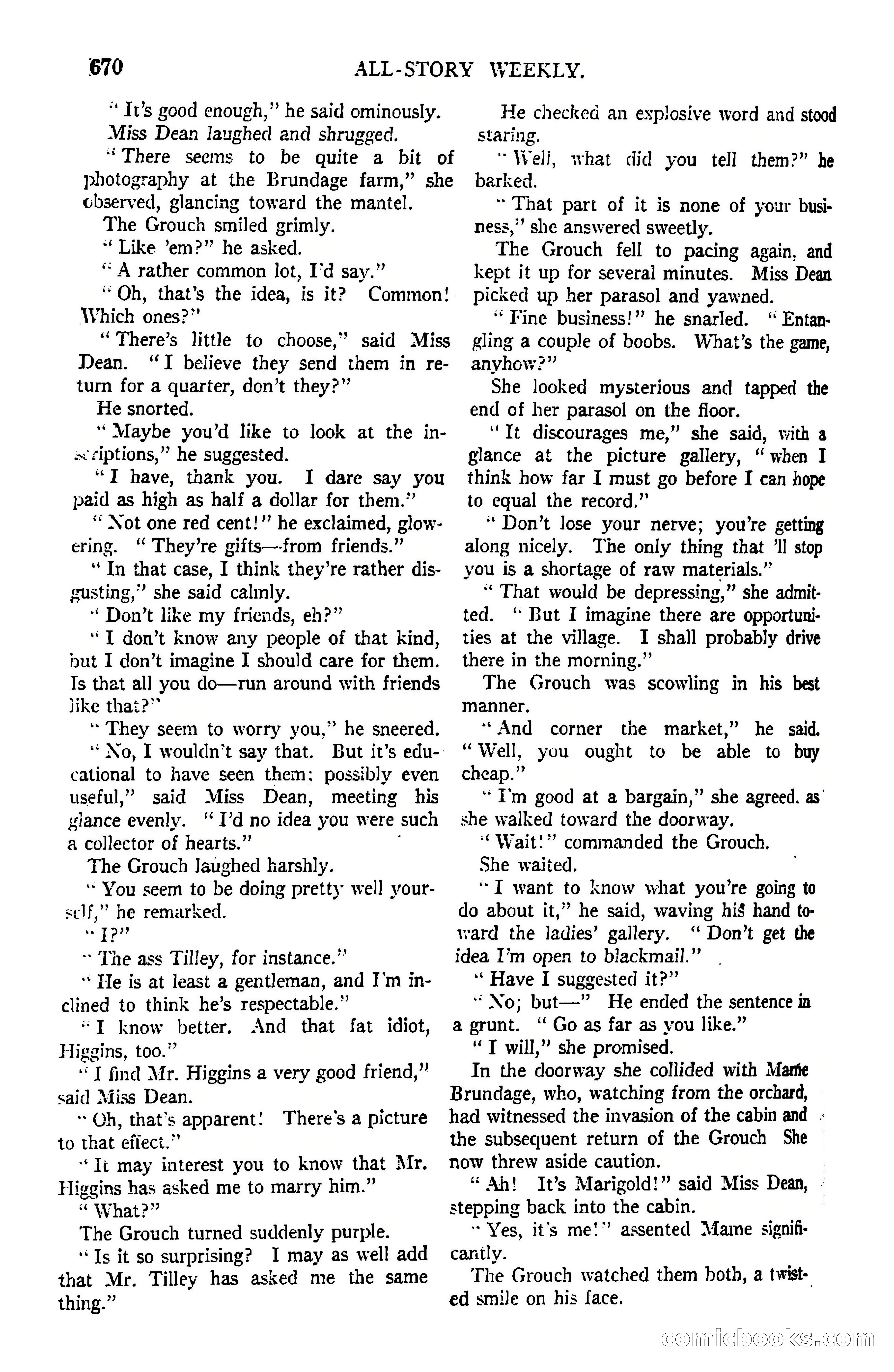 All-Story Weekly, March 8, 1919 — page 144 of 178