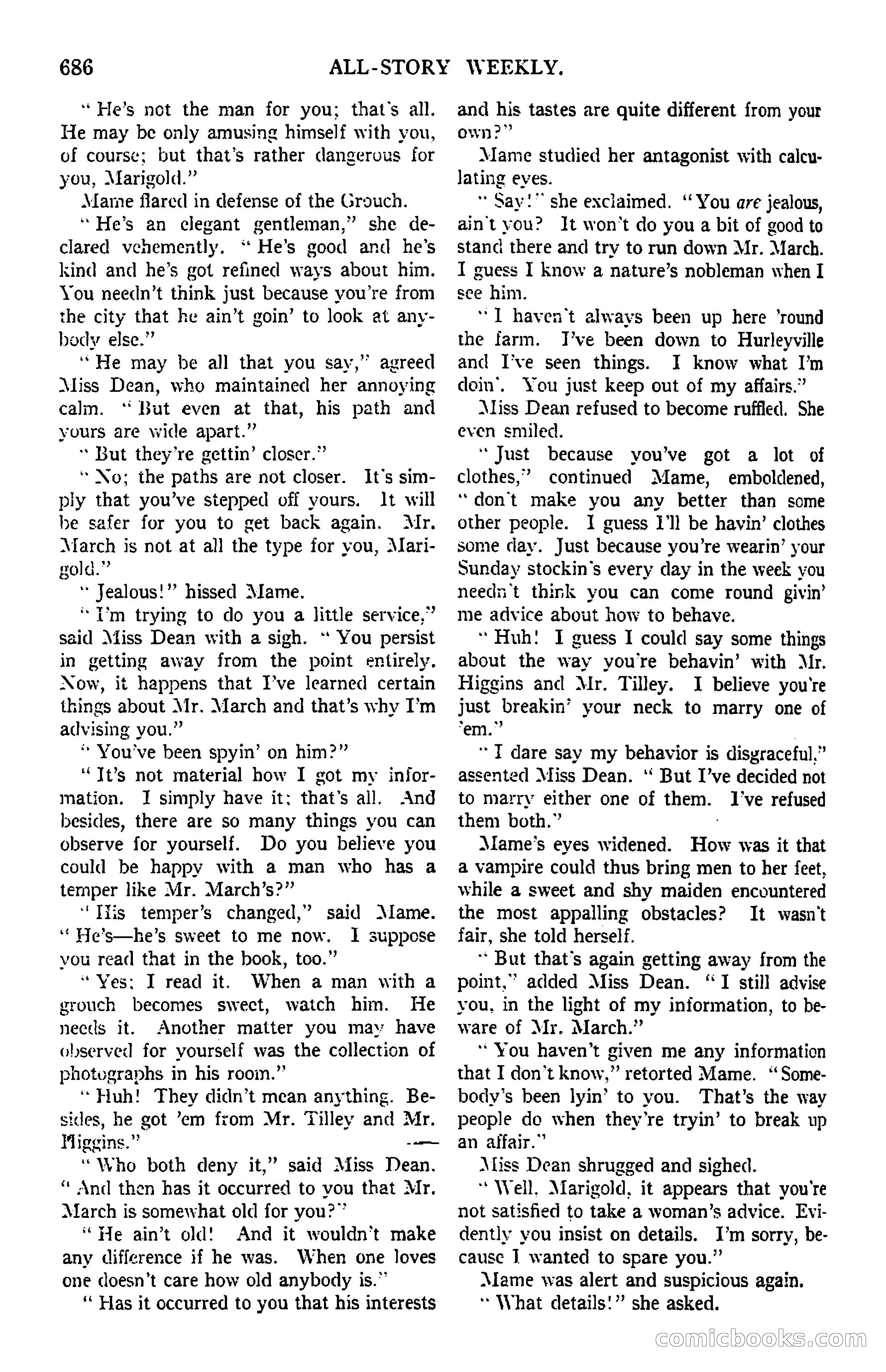 All-Story Weekly, March 8, 1919 — page 160 of 178