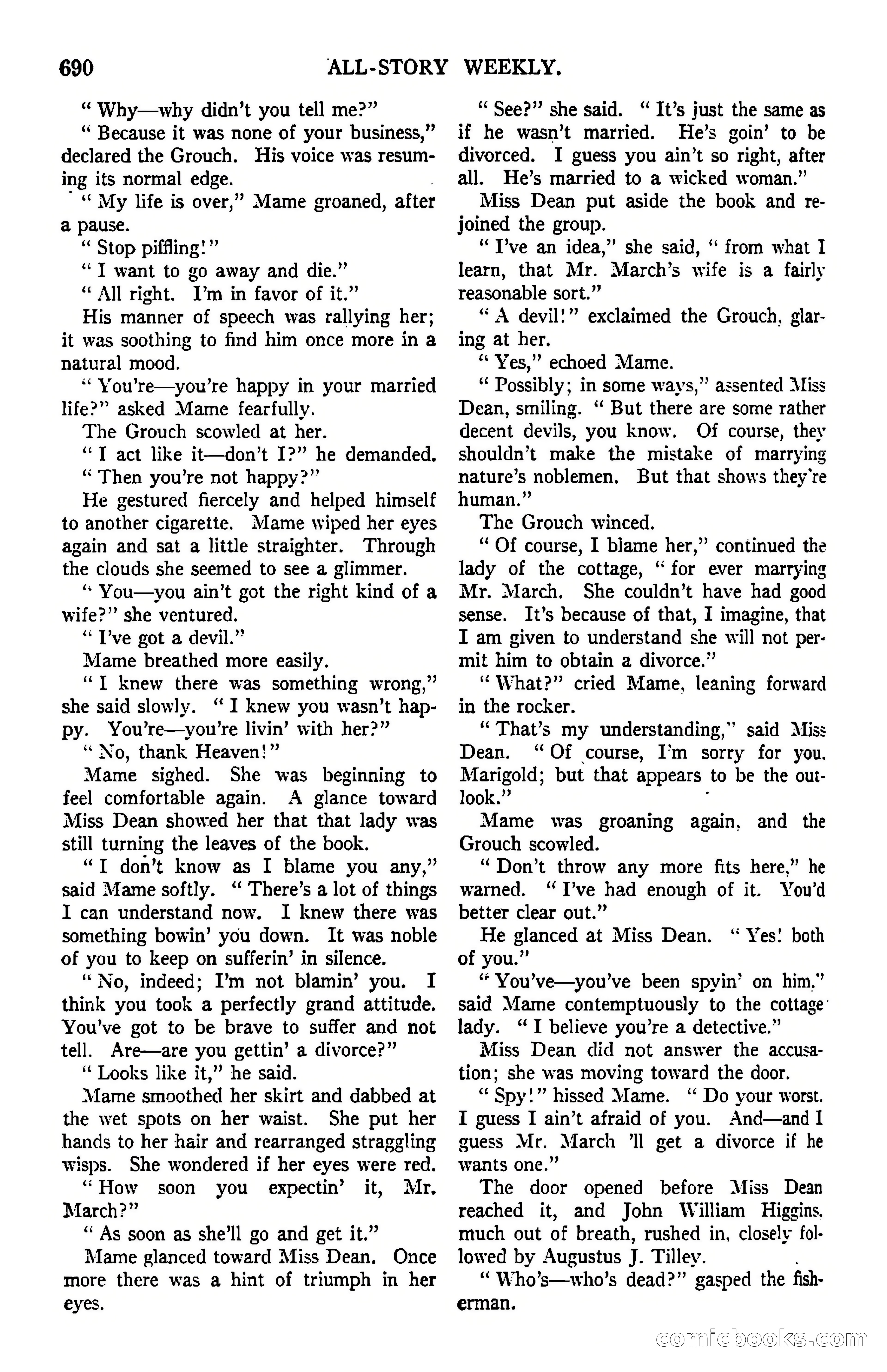 All-Story Weekly, March 8, 1919 — page 164 of 178
