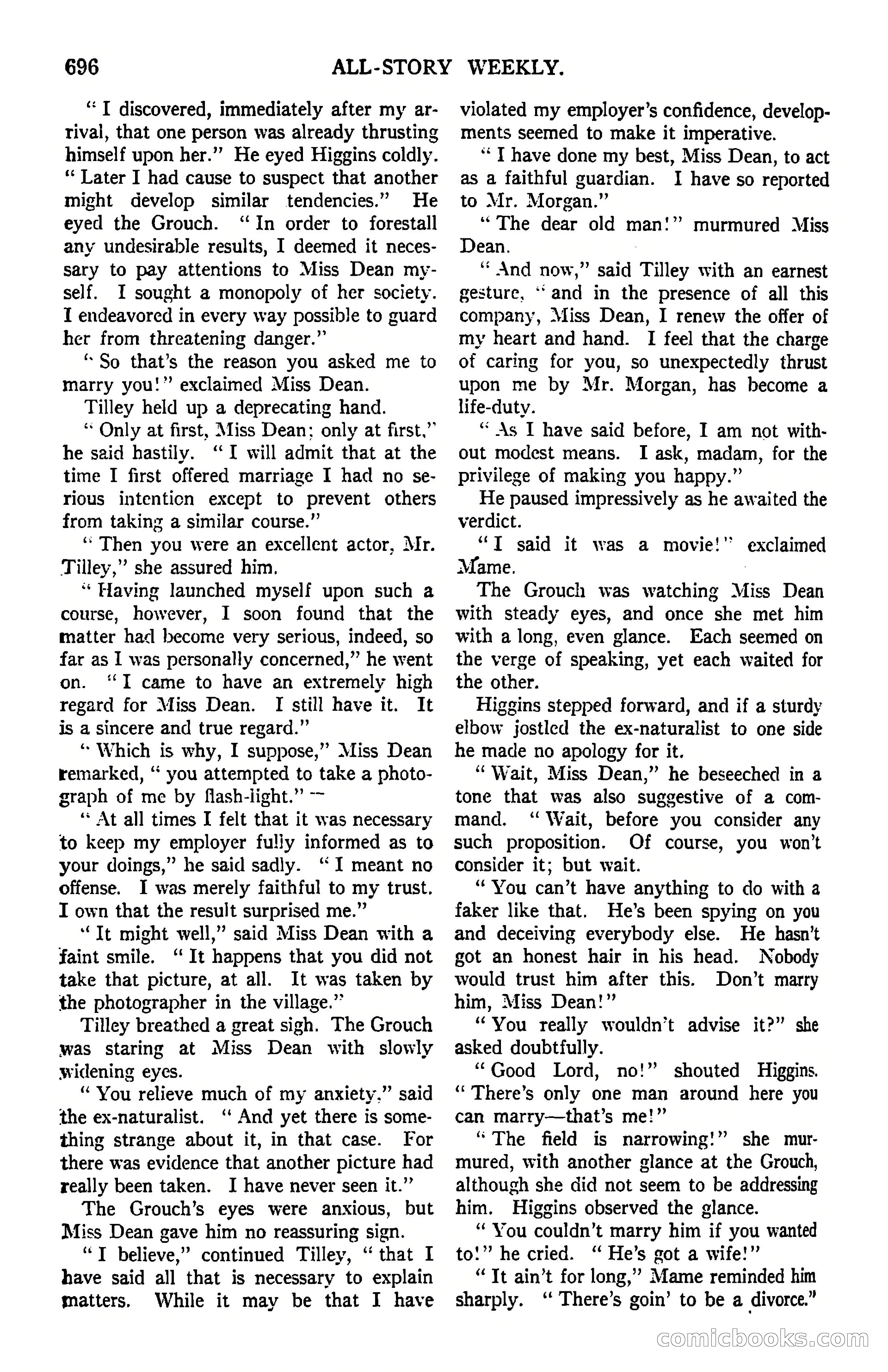 All-Story Weekly, March 8, 1919 — page 170 of 178