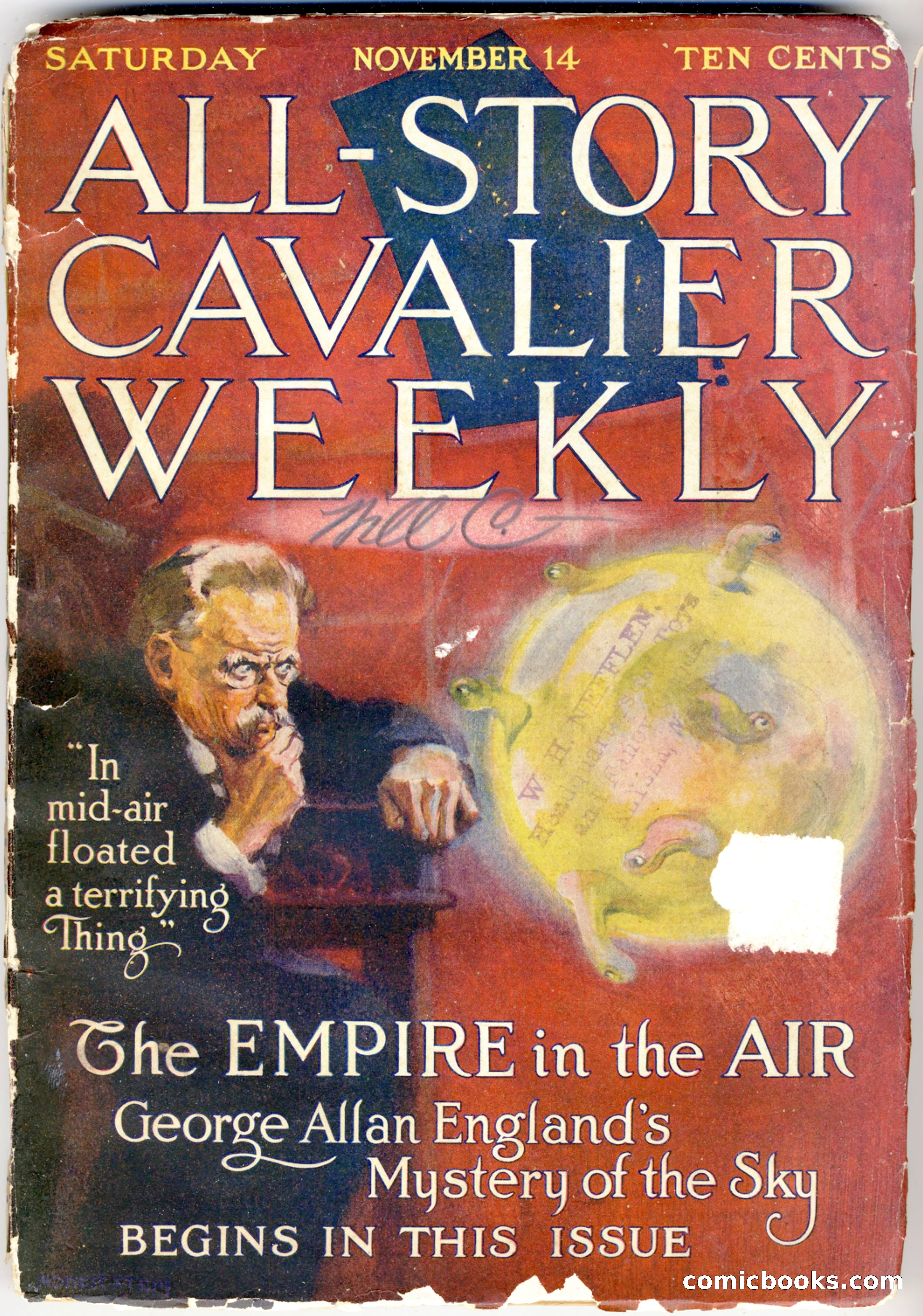 All-Story Cavalier Weekly, "The Double Dealer" — page 13 of 310