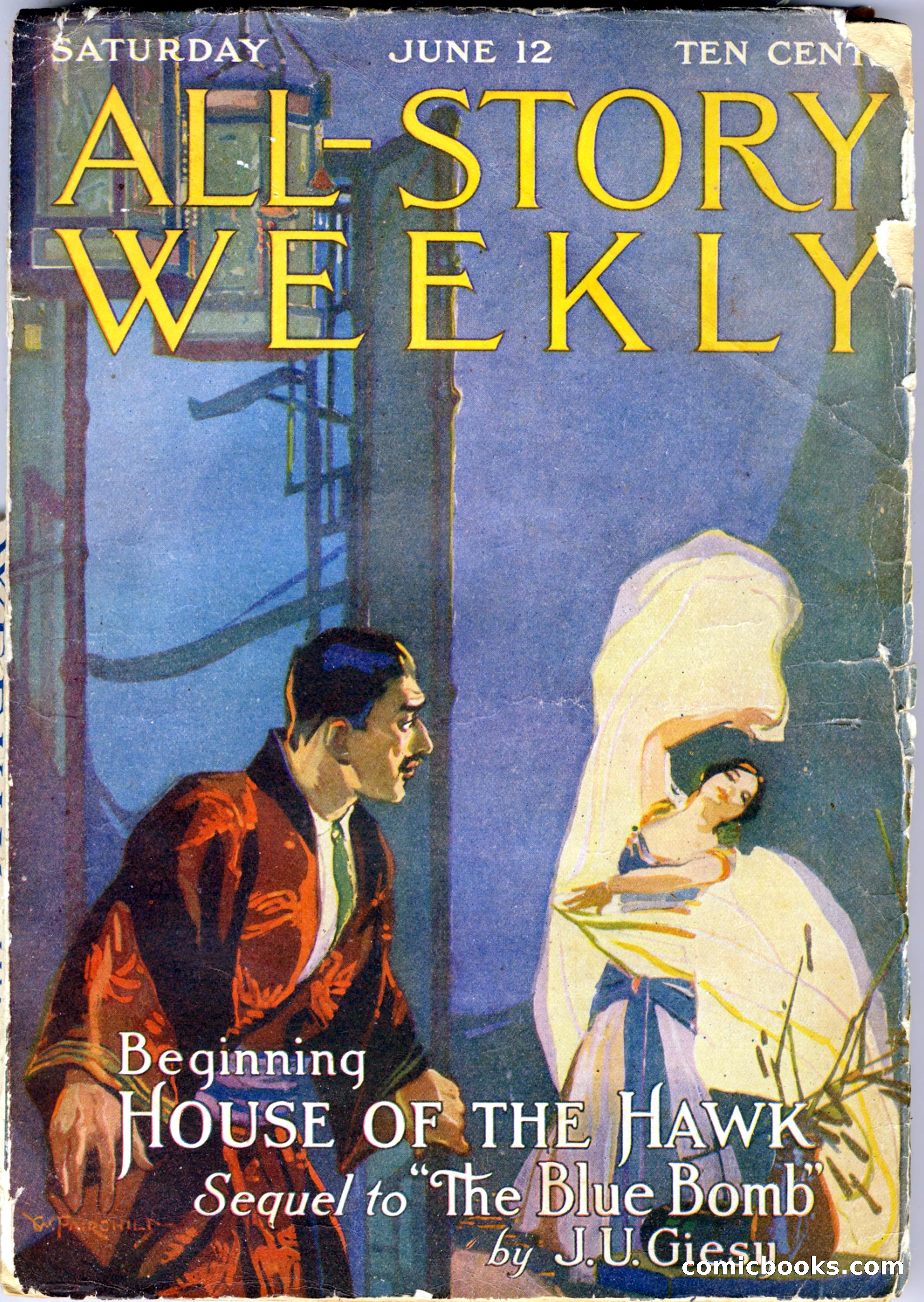All-Story Cavalier Weekly, "The Double Dealer" — page 97 of 310