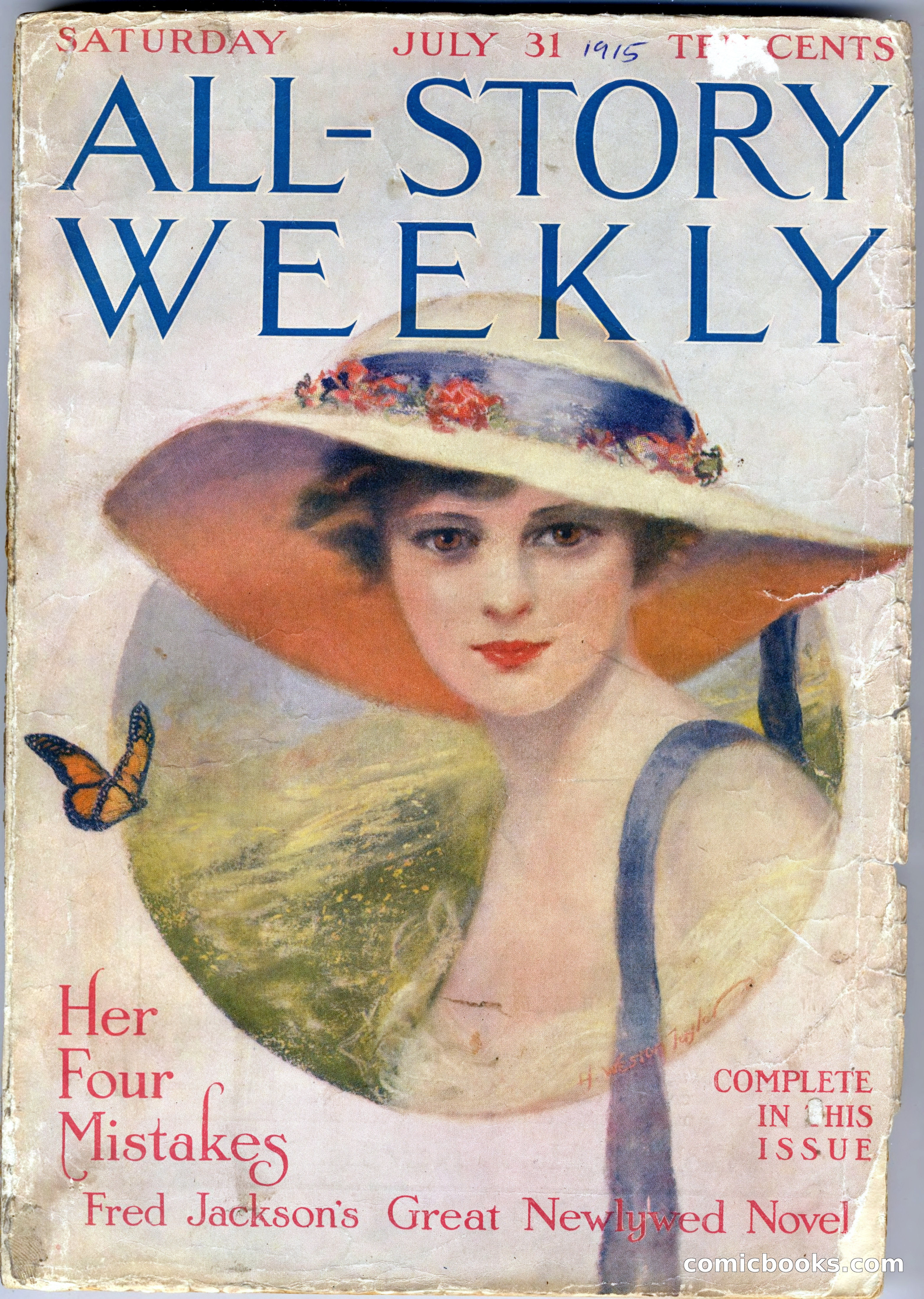 All-Story Cavalier Weekly, "The Double Dealer" — page 102 of 310