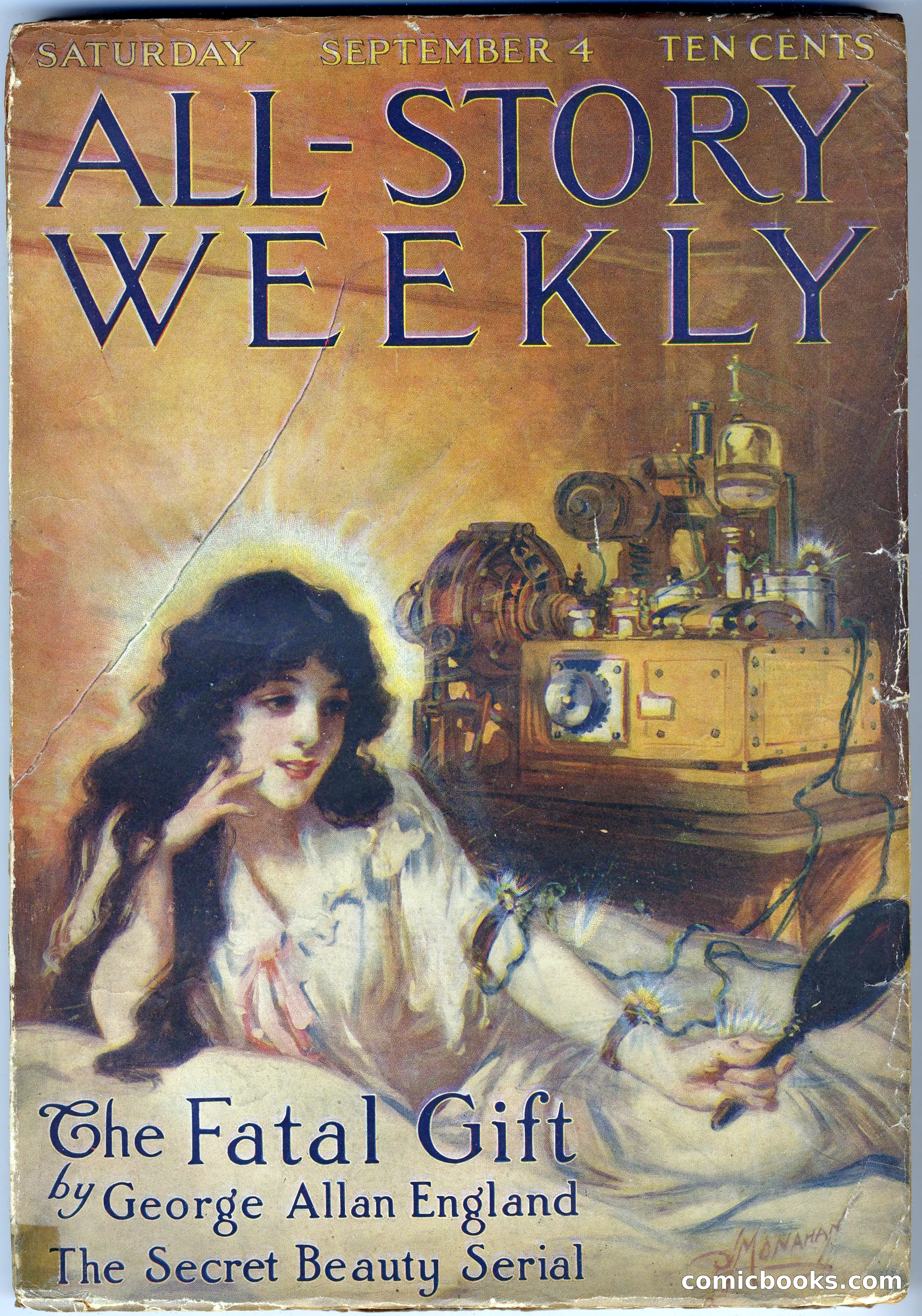 All-Story Cavalier Weekly, "The Double Dealer" — page 104 of 310