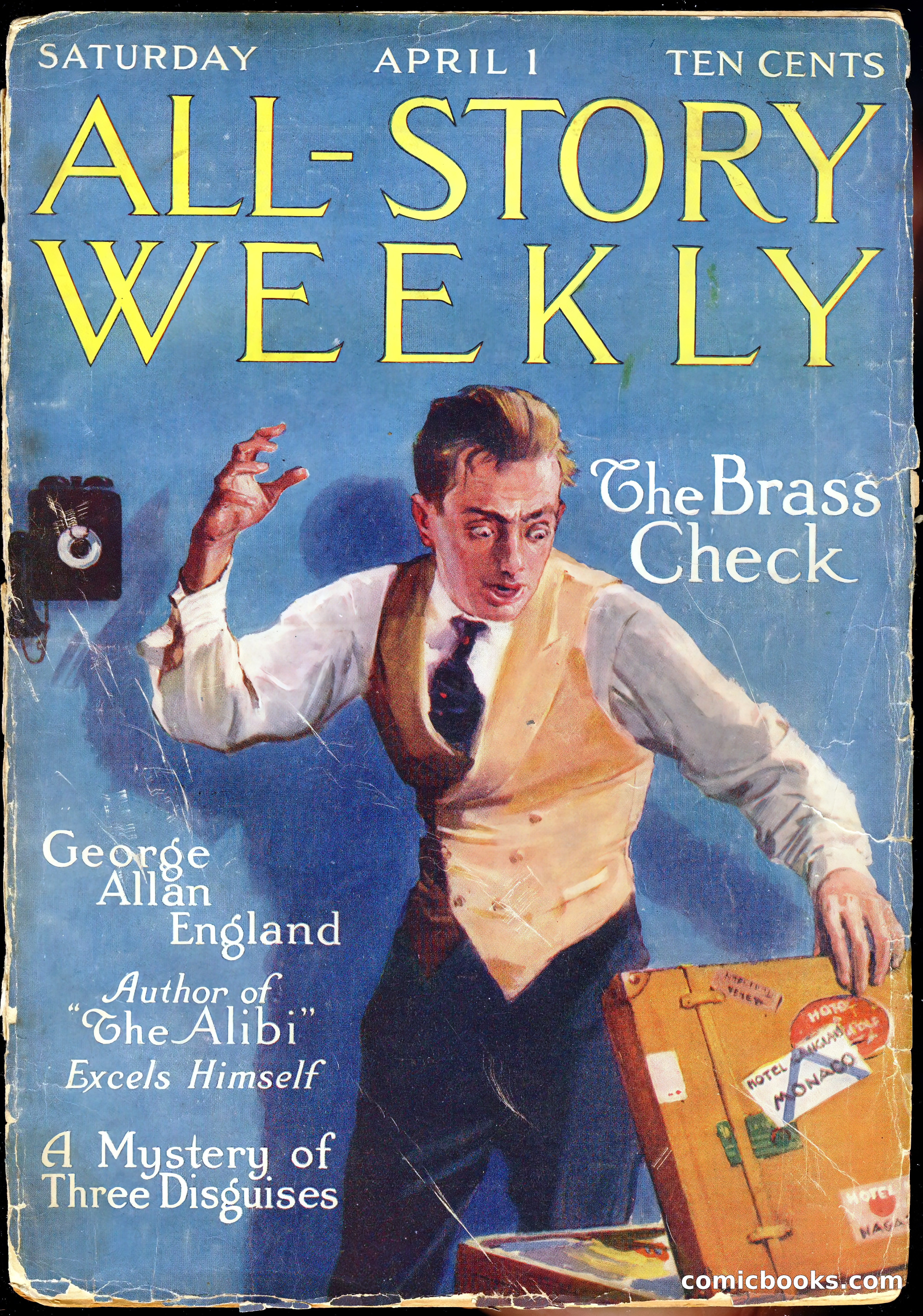 All-Story Cavalier Weekly, "The Double Dealer" — page 121 of 310