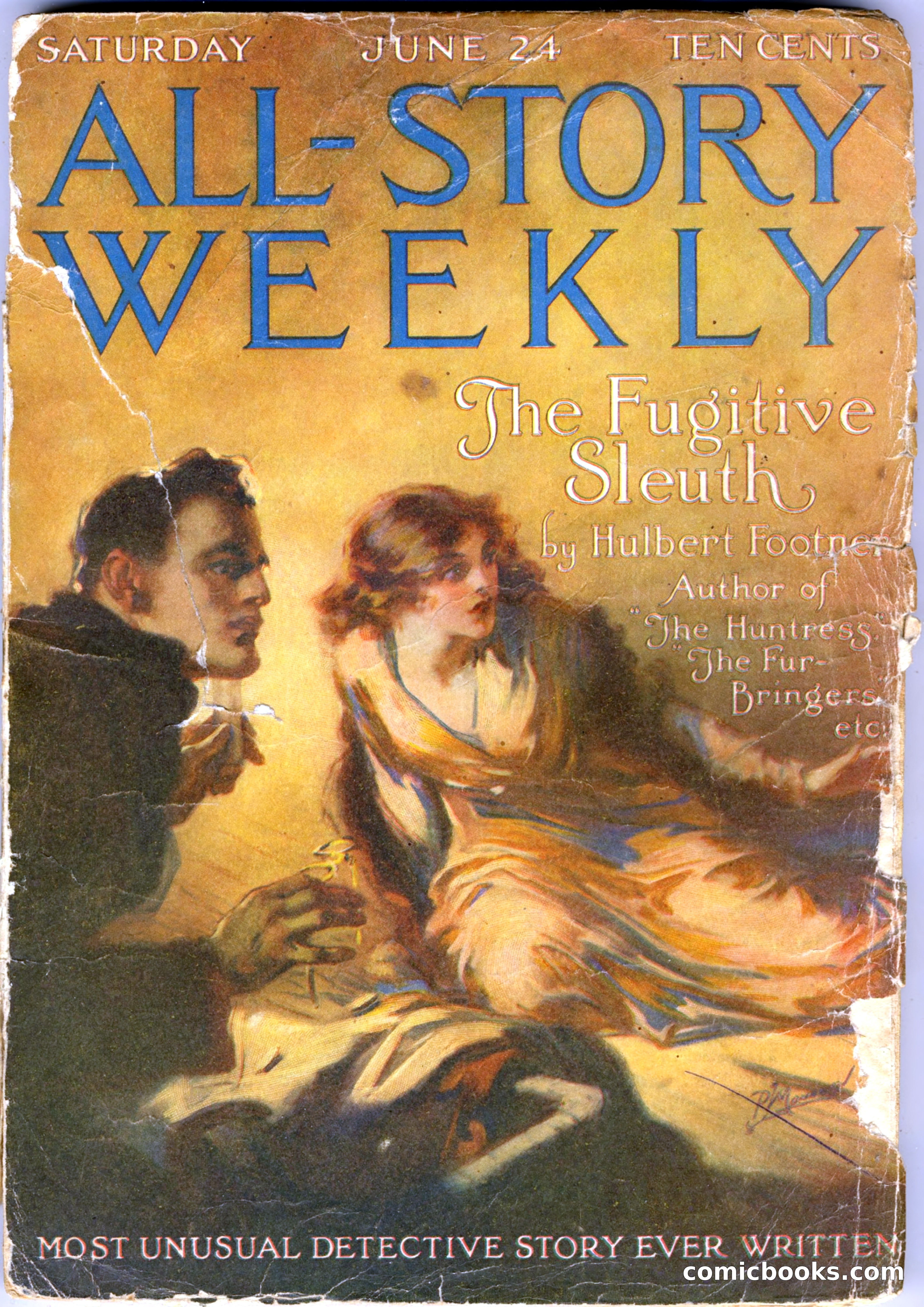 All-Story Cavalier Weekly, "The Double Dealer" — page 128 of 310