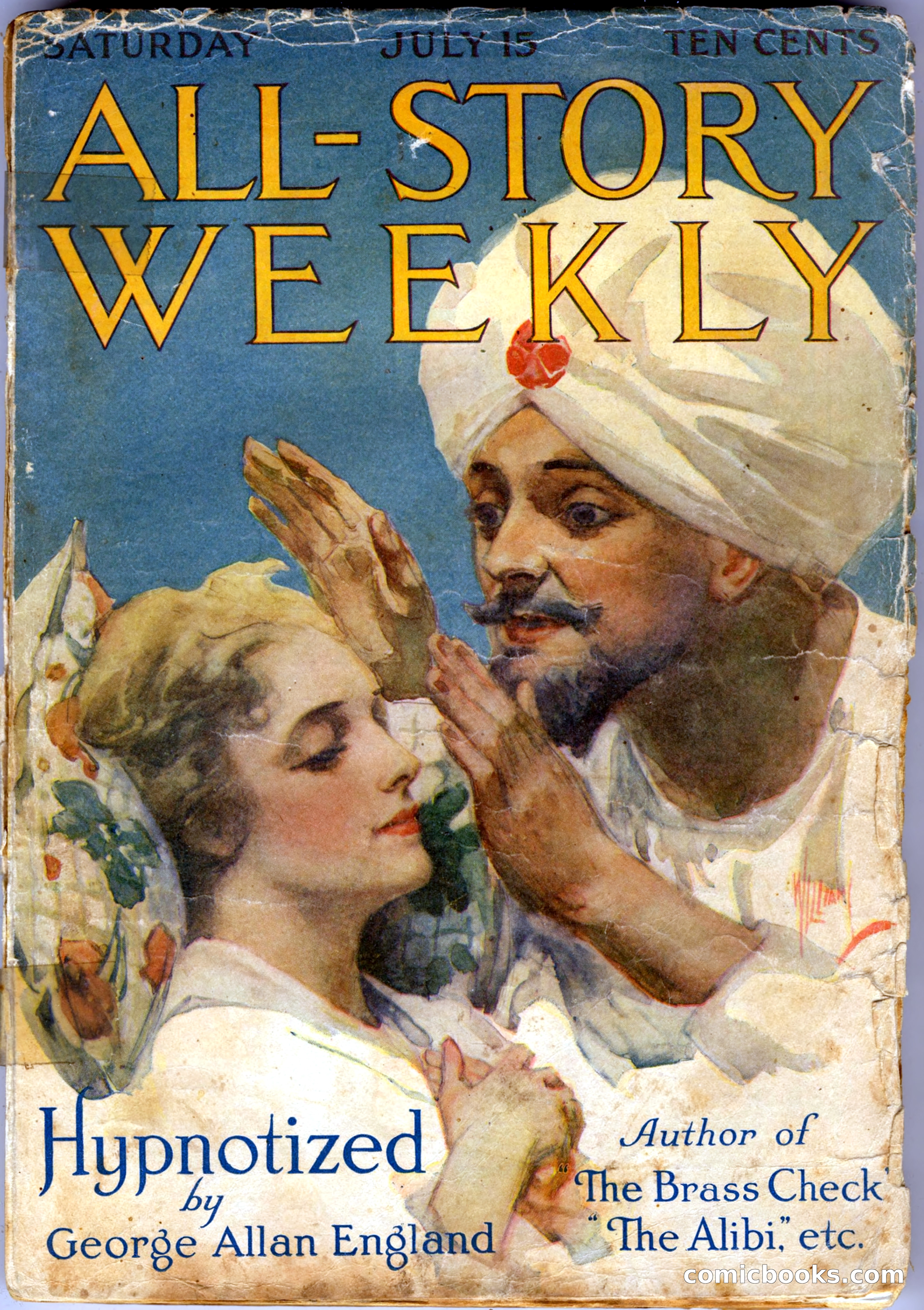 All-Story Cavalier Weekly, "The Double Dealer" — page 129 of 310