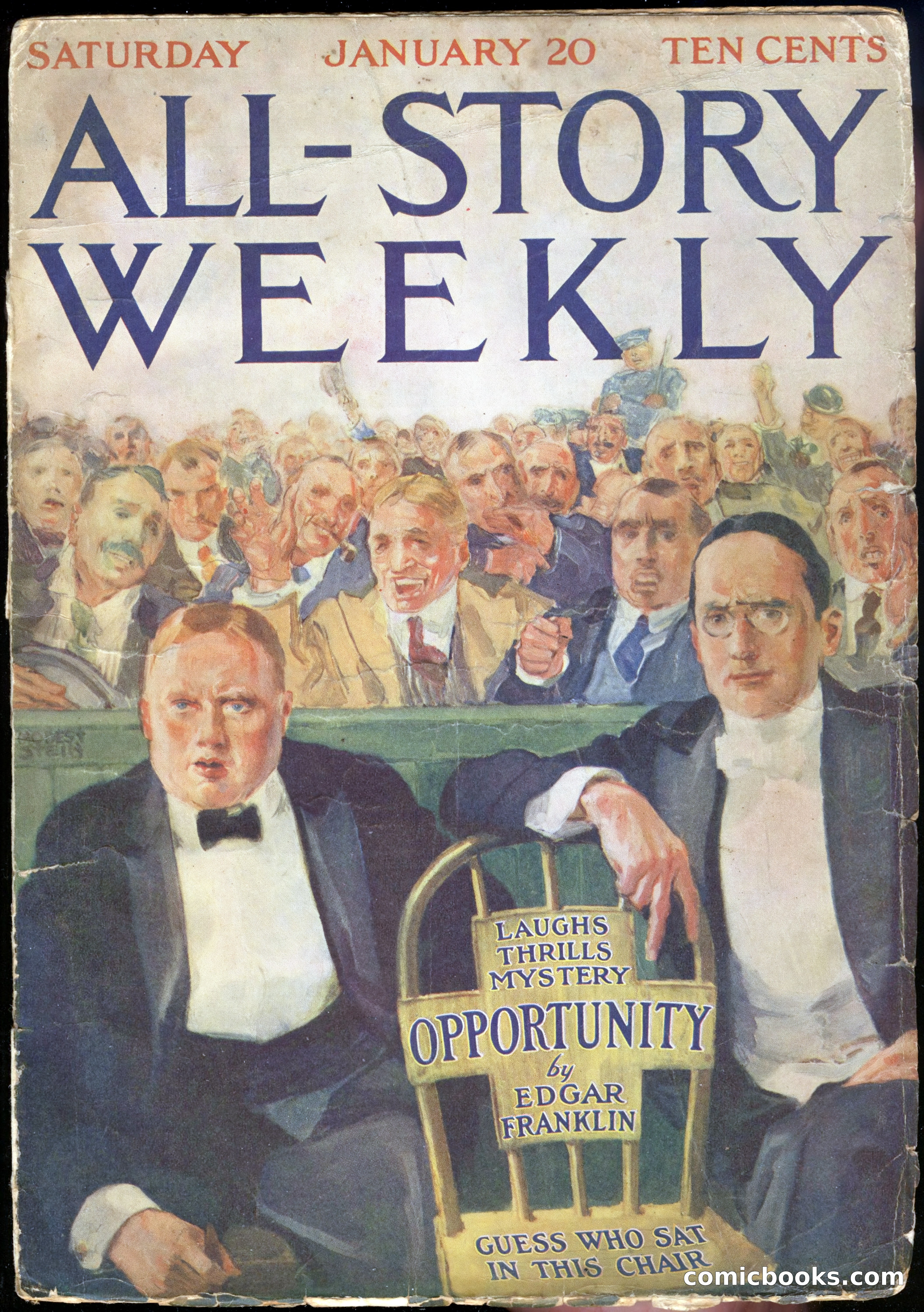 All-Story Cavalier Weekly, "The Double Dealer" — page 144 of 310