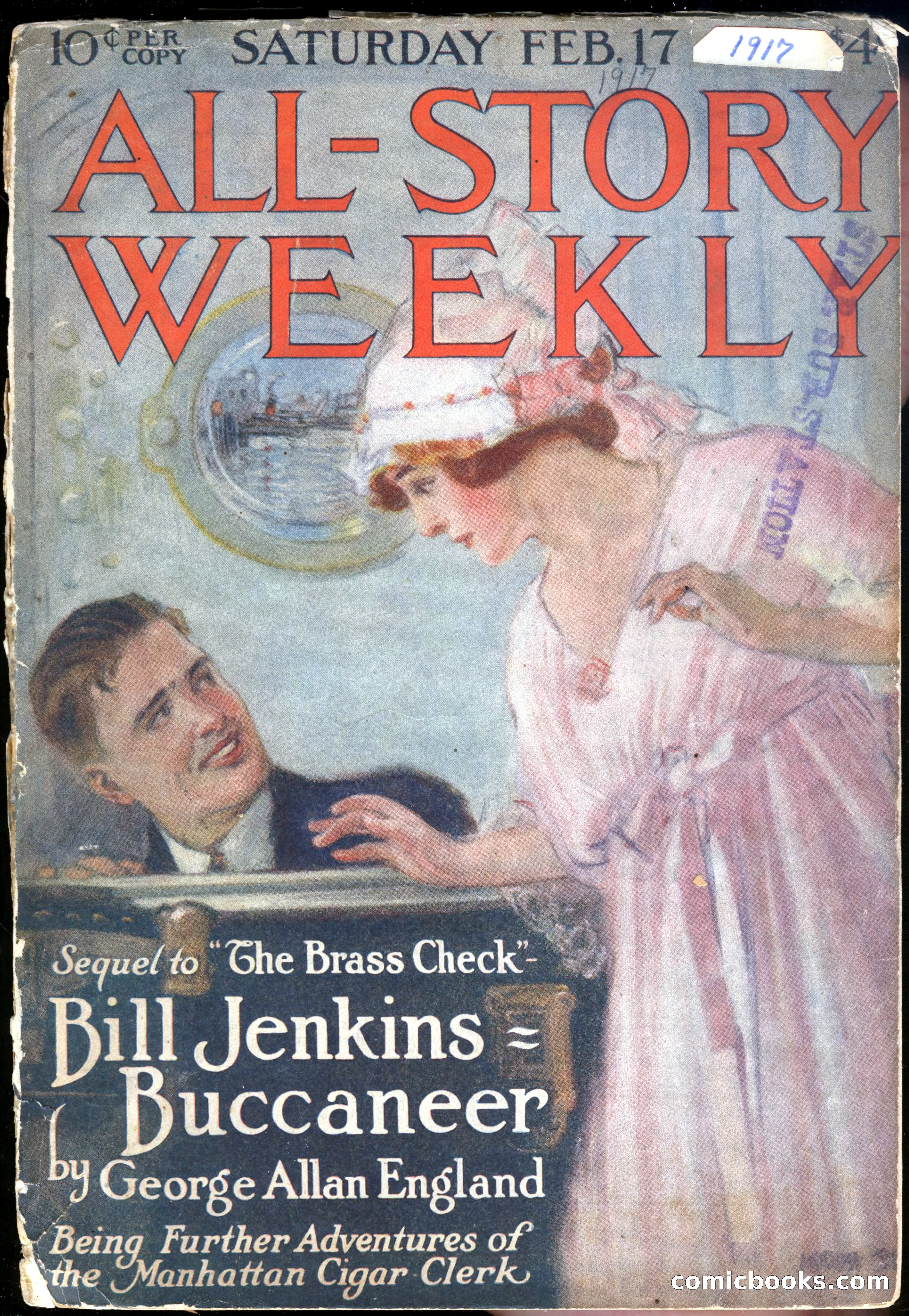 All-Story Cavalier Weekly, "The Double Dealer" — page 148 of 310