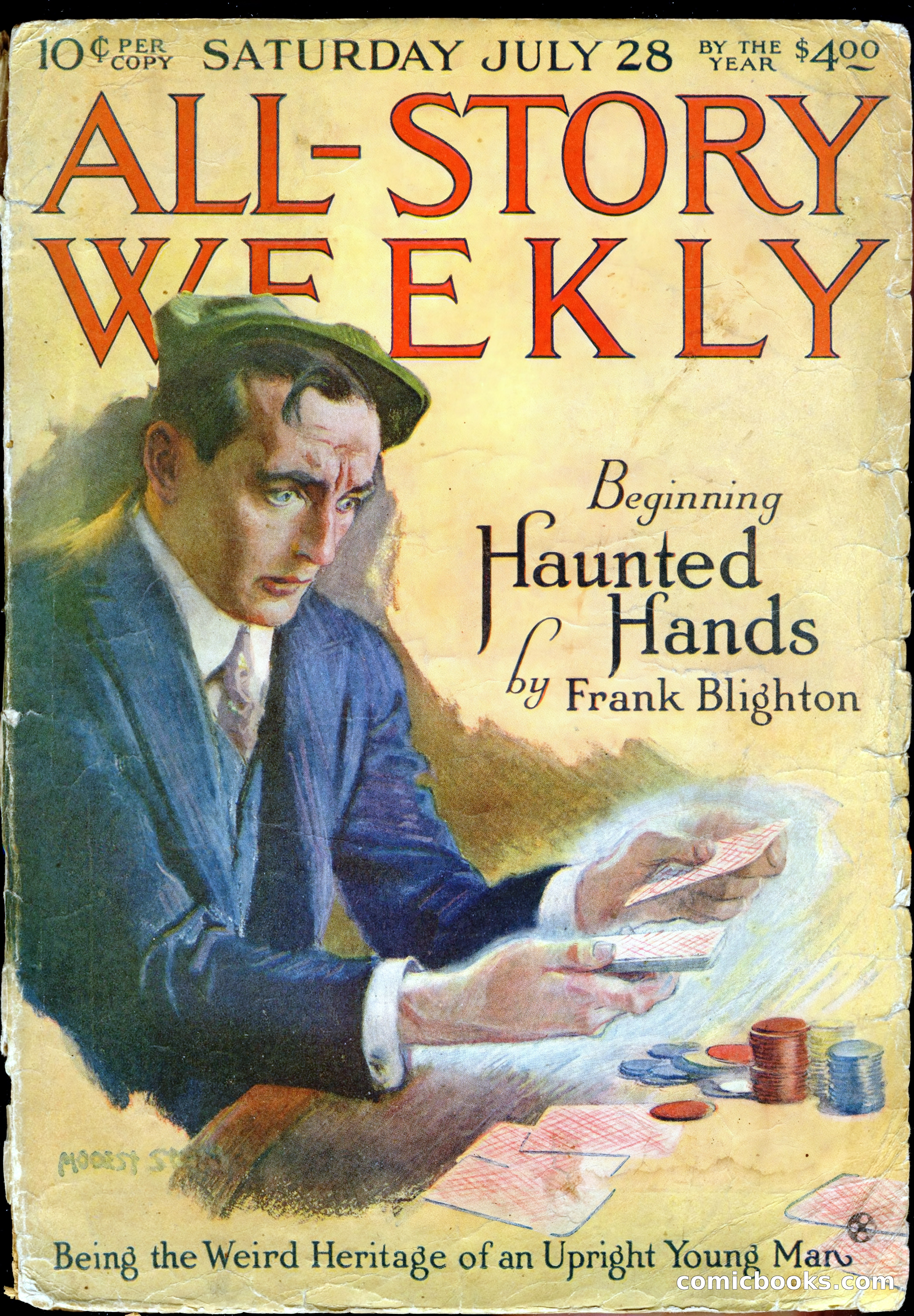 All-Story Cavalier Weekly, "The Double Dealer" — page 165 of 310