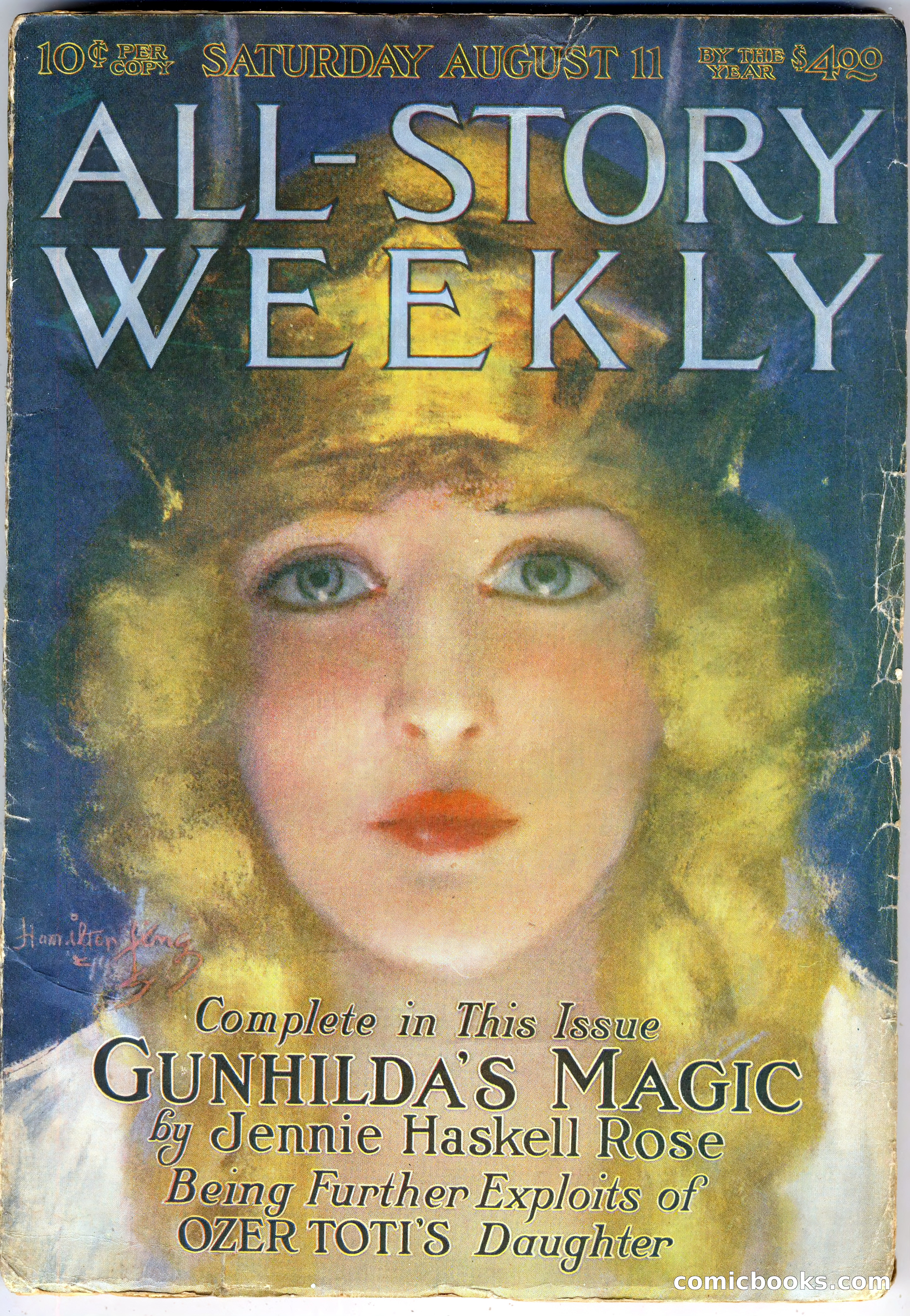 All-Story Cavalier Weekly, "The Double Dealer" — page 167 of 310