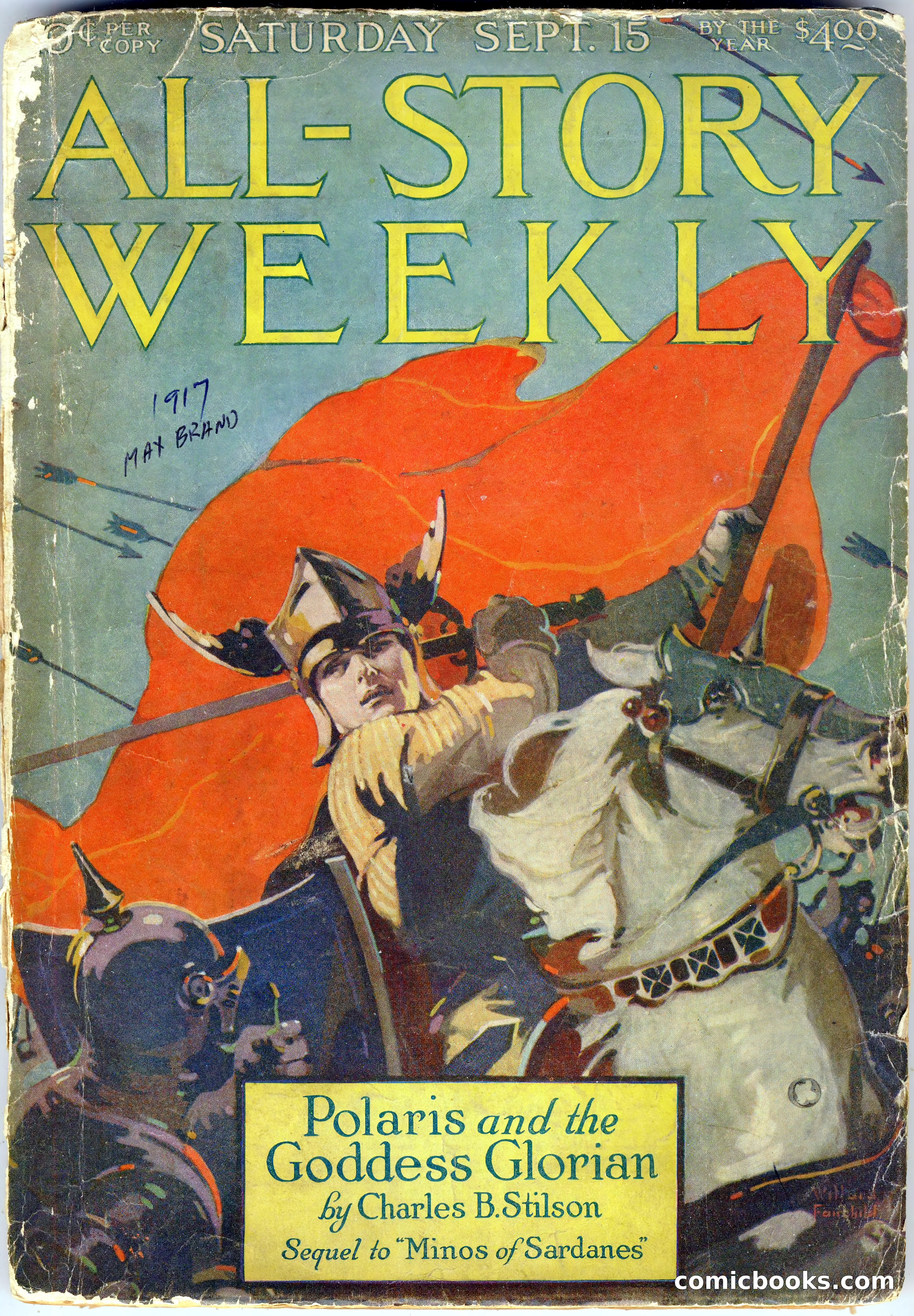 All-Story Cavalier Weekly, "The Double Dealer" — page 172 of 310