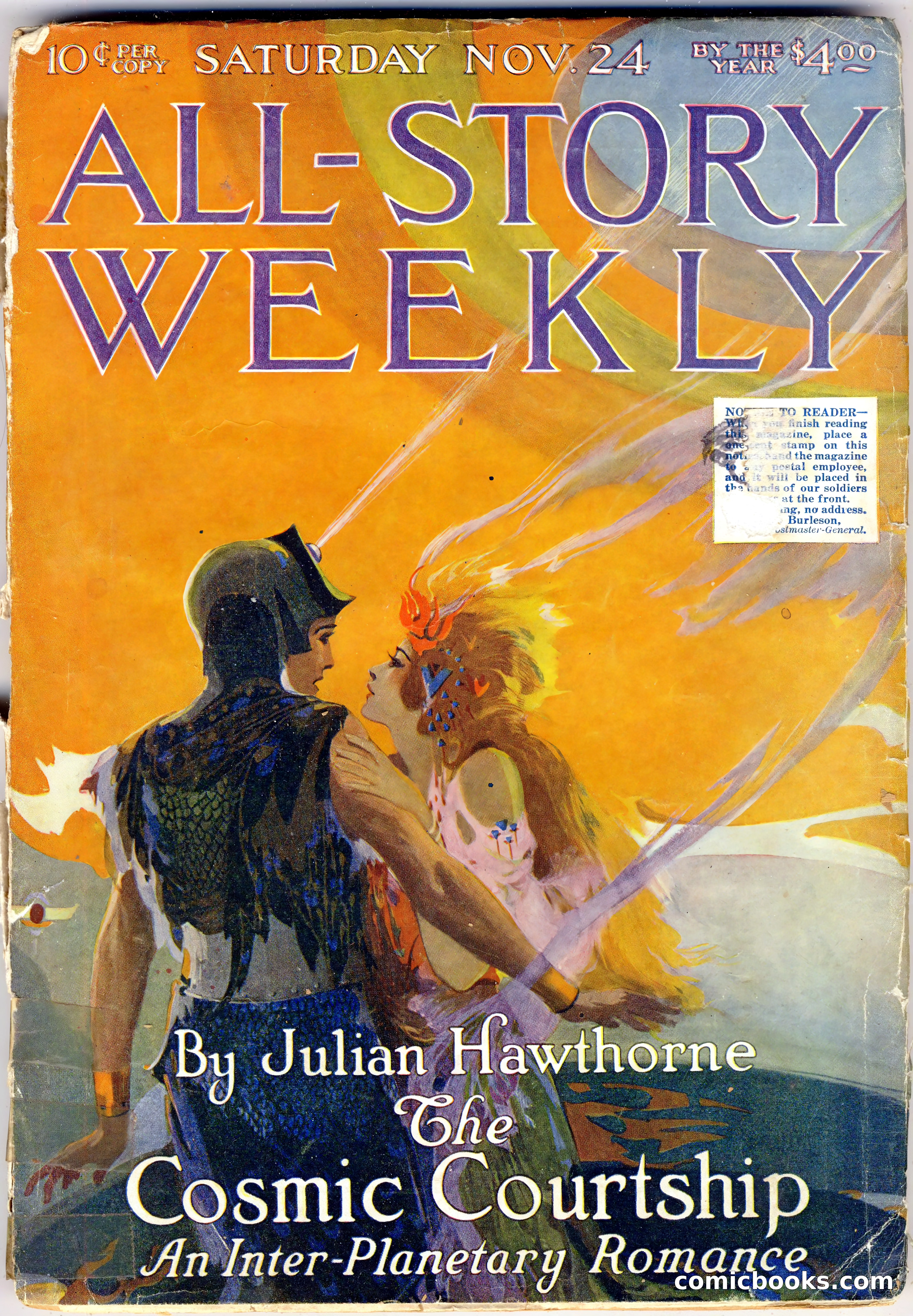 All-Story Cavalier Weekly, "The Double Dealer" — page 181 of 310
