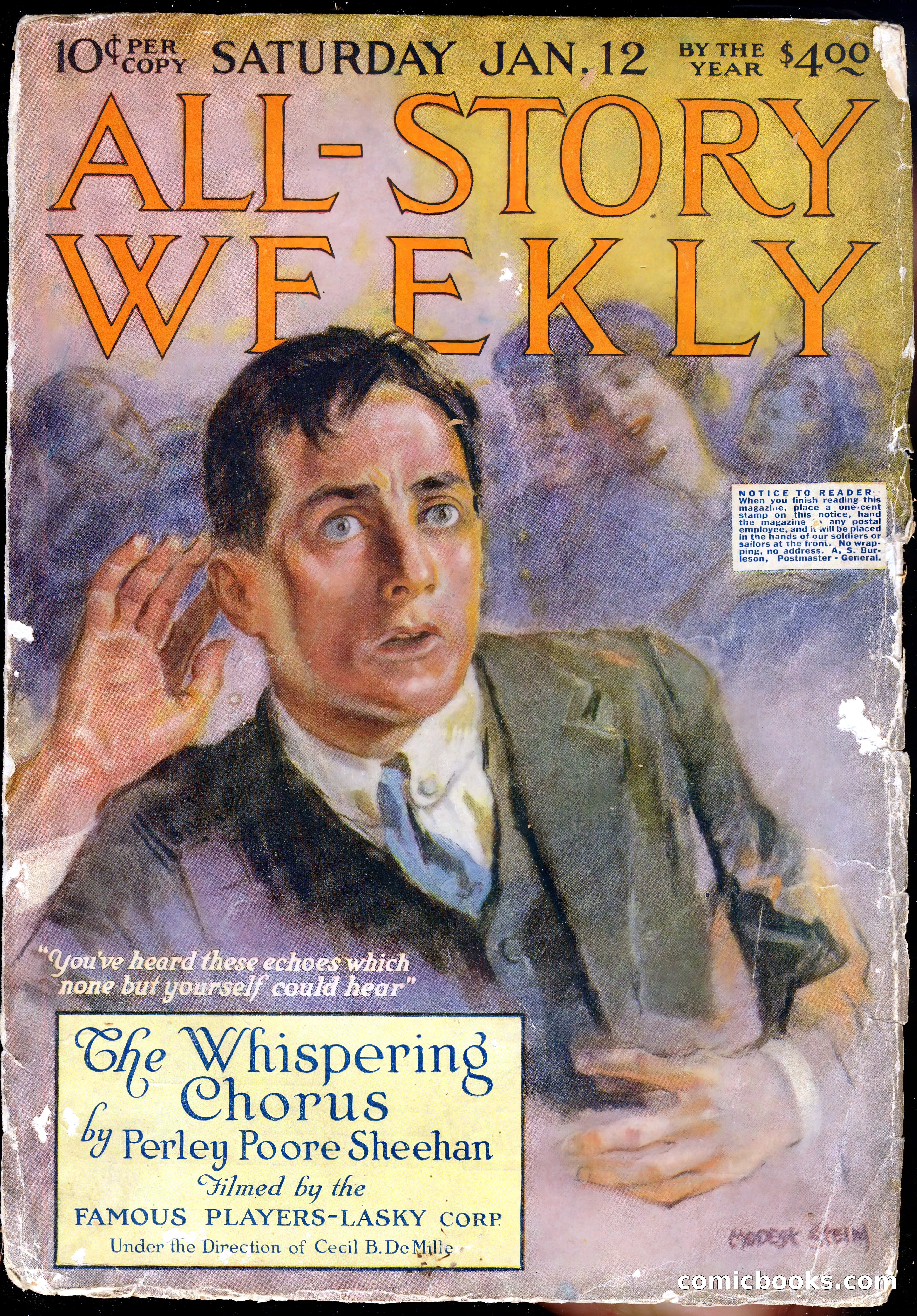 All-Story Cavalier Weekly, "The Double Dealer" — page 187 of 310
