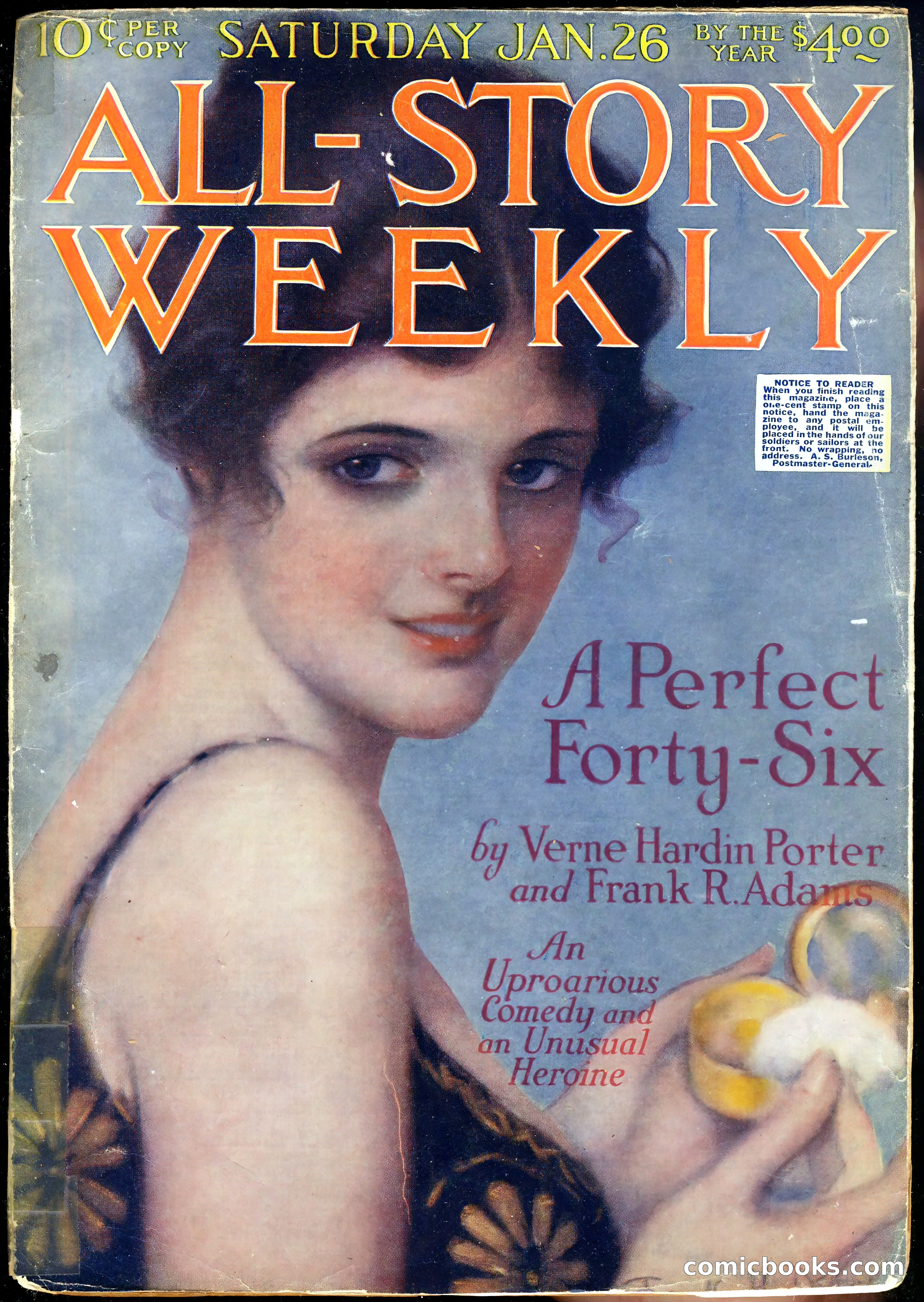 All-Story Cavalier Weekly, "The Double Dealer" — page 189 of 310