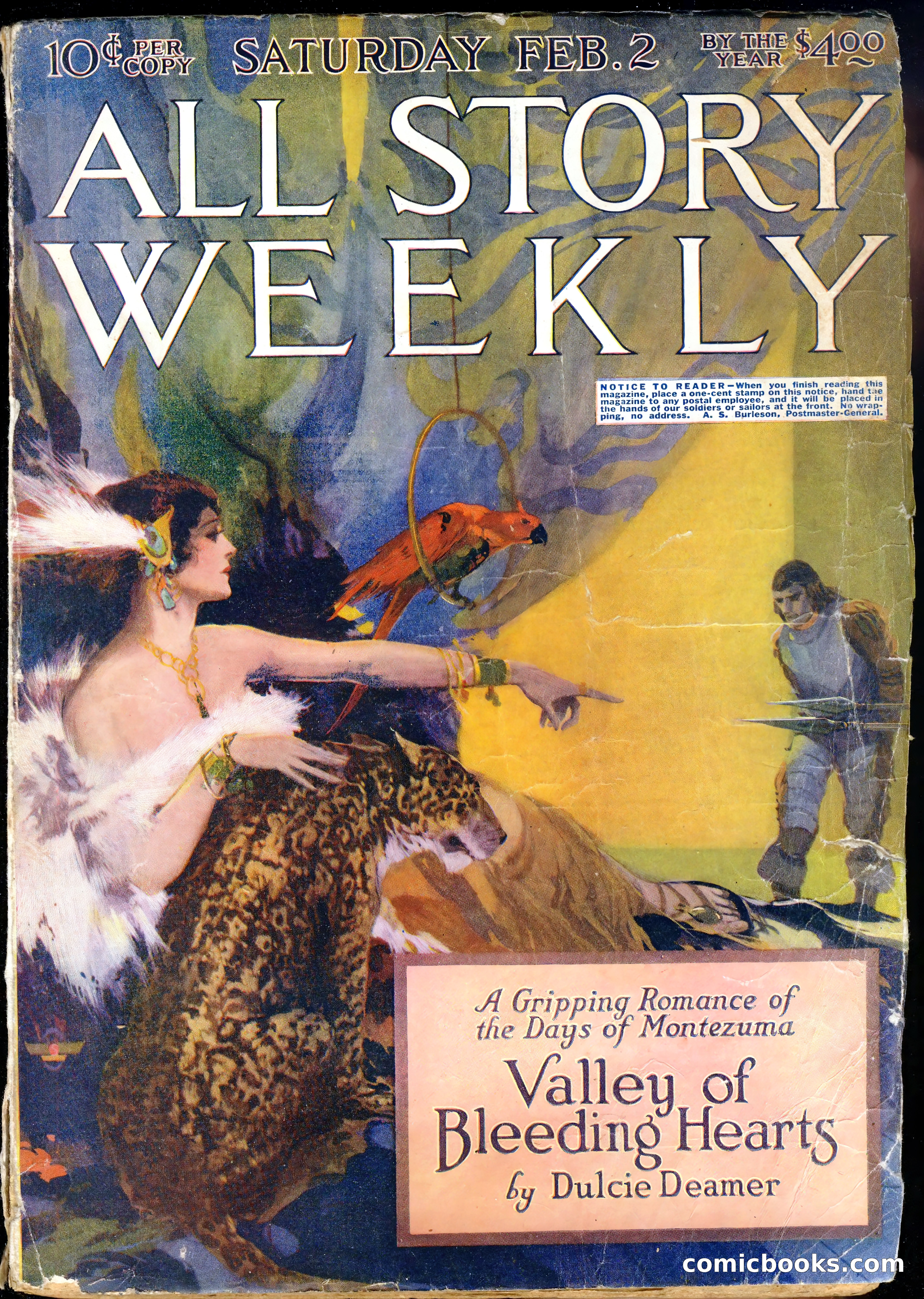 All-Story Cavalier Weekly, "The Double Dealer" — page 190 of 310