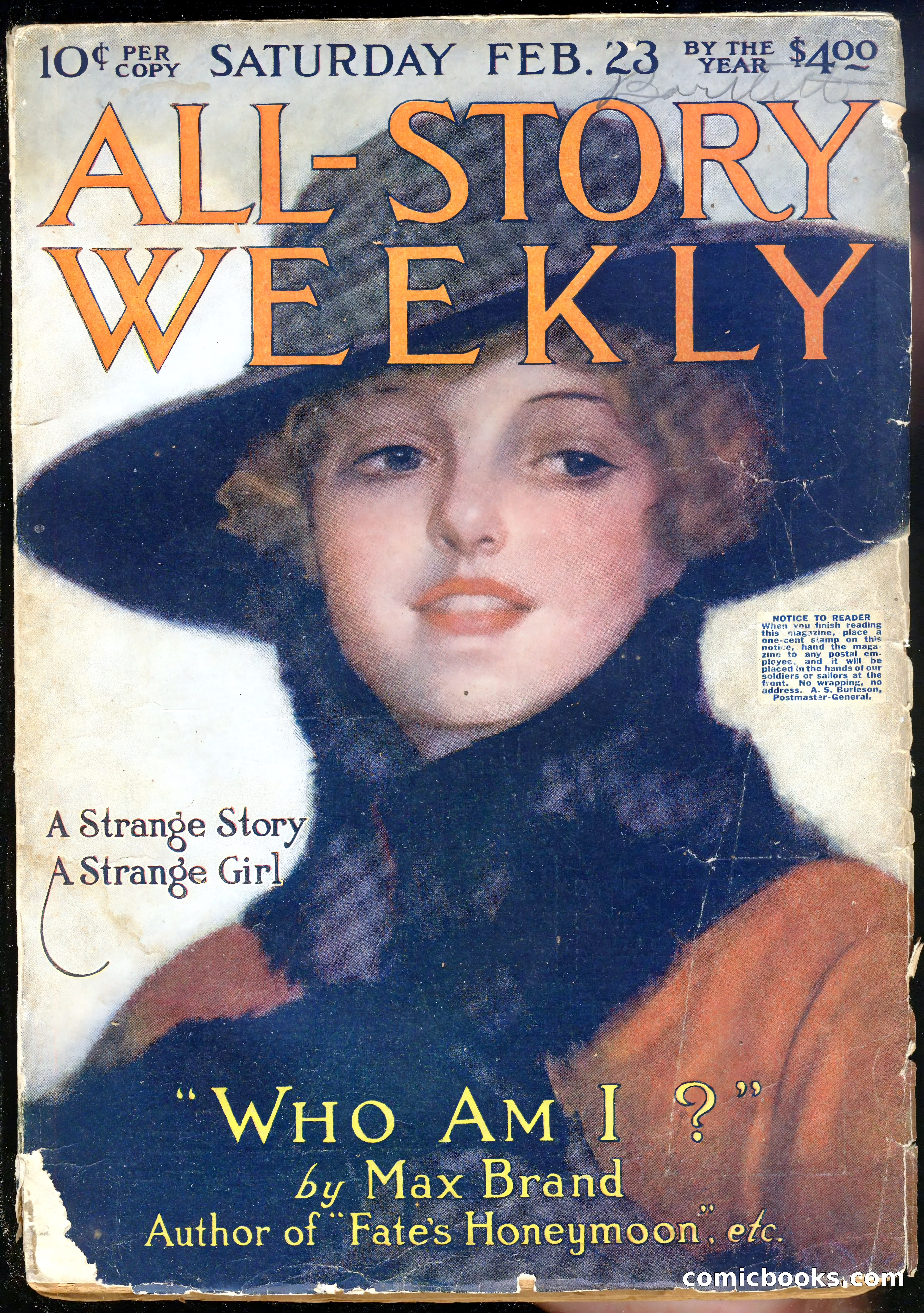 All-Story Cavalier Weekly, "The Double Dealer" — page 194 of 310
