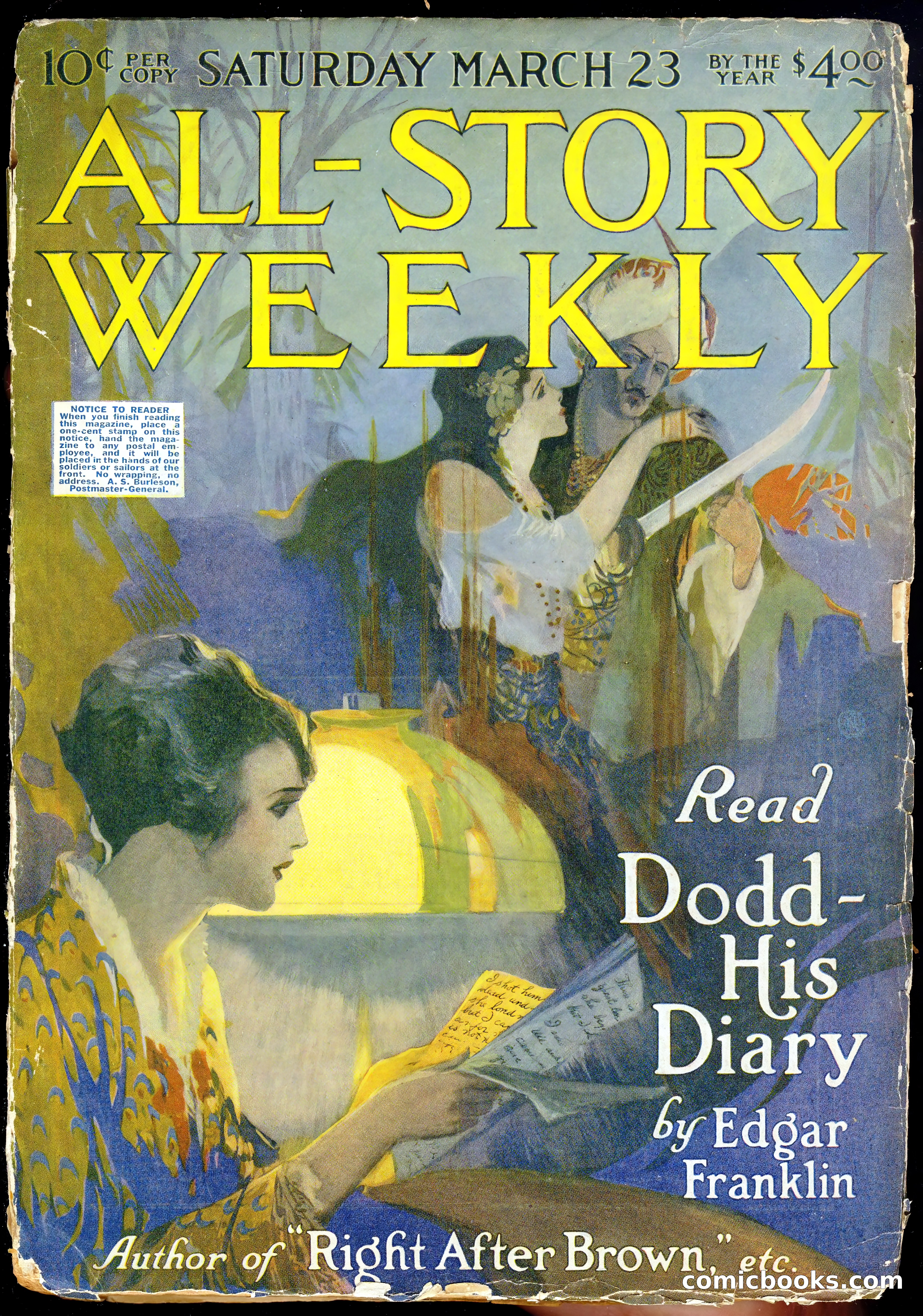 All-Story Cavalier Weekly, "The Double Dealer" — page 198 of 310
