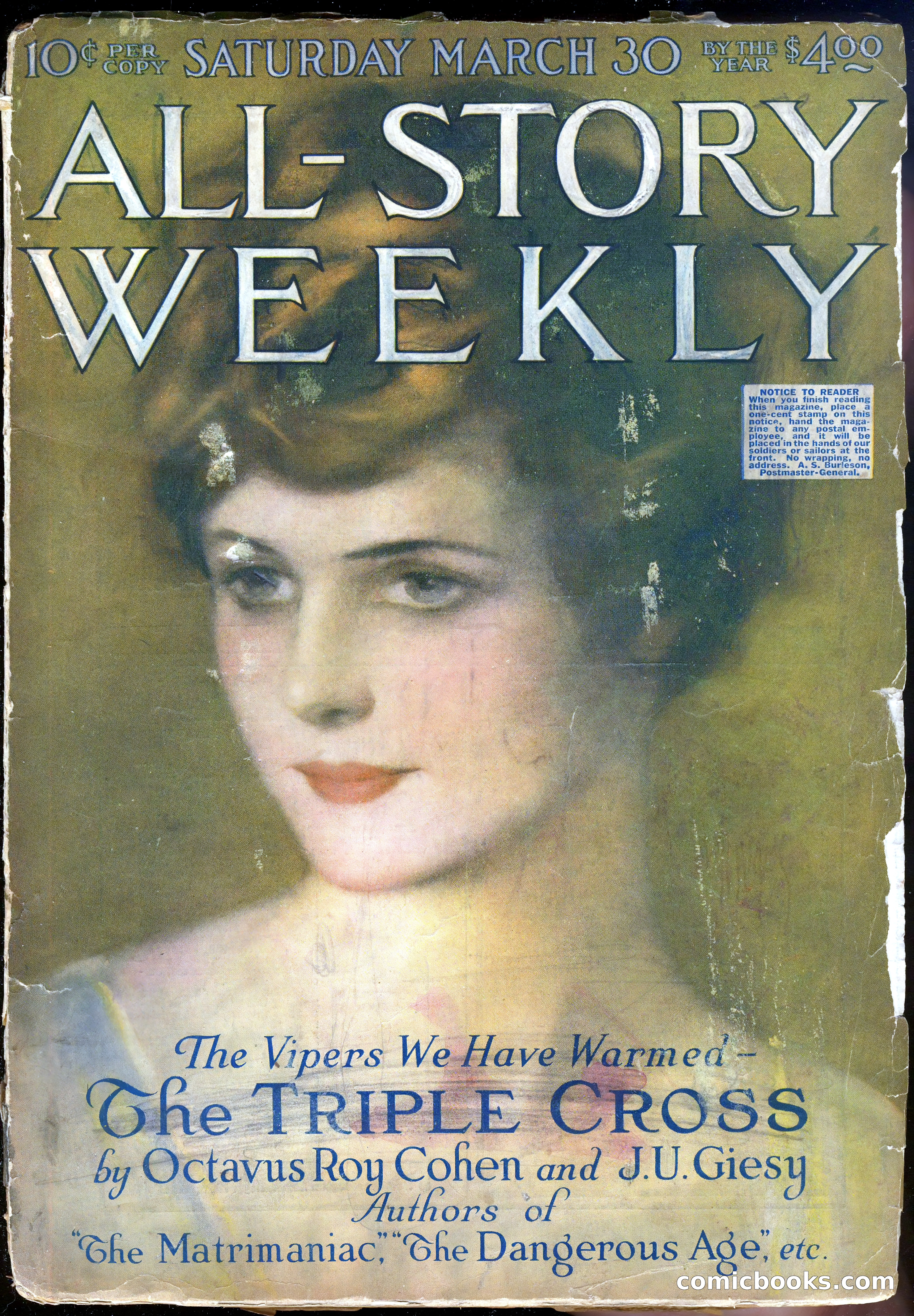All-Story Cavalier Weekly, "The Double Dealer" — page 199 of 310