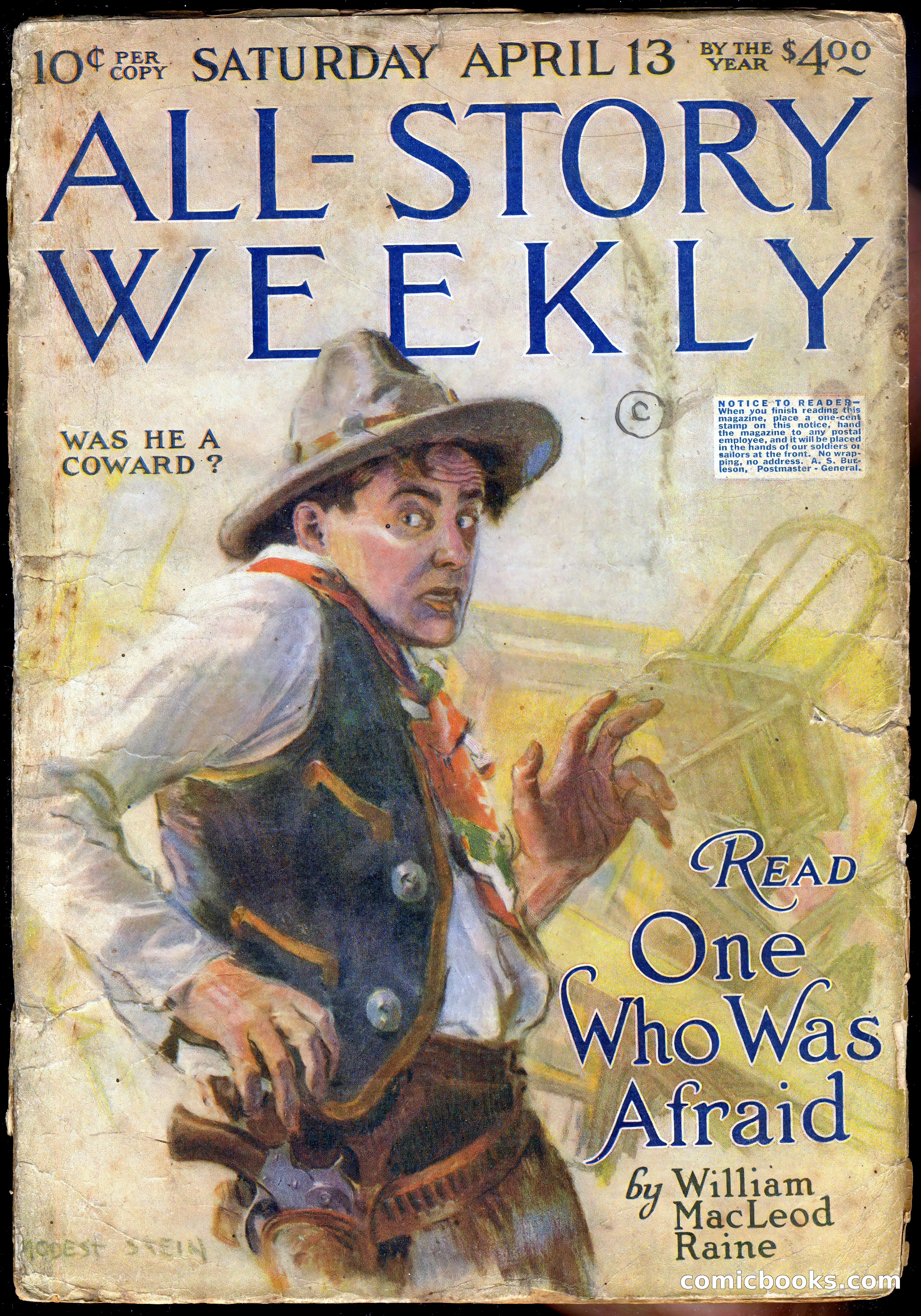 All-Story Cavalier Weekly, "The Double Dealer" — page 201 of 310