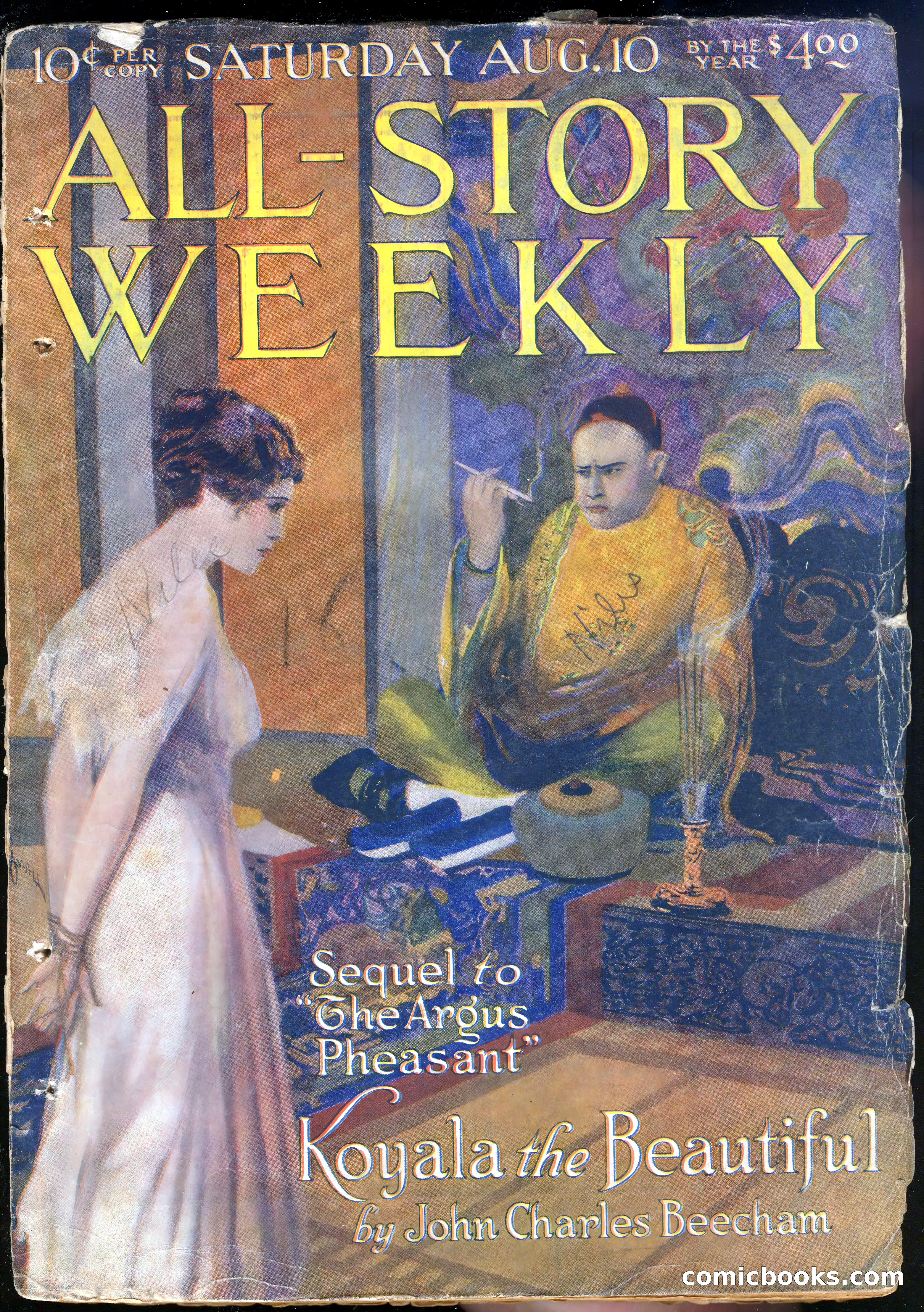 All-Story Cavalier Weekly, "The Double Dealer" — page 214 of 310