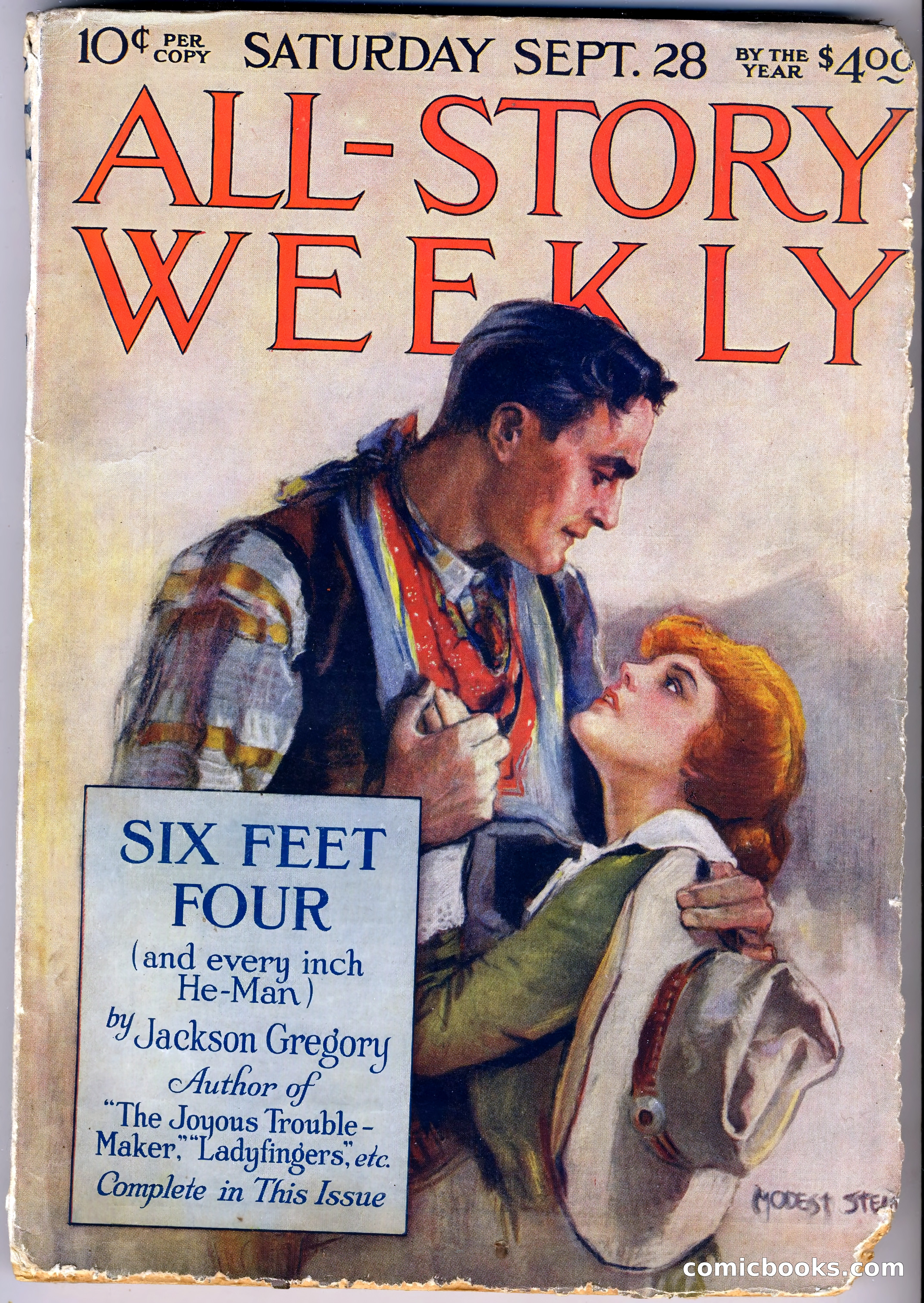 All-Story Cavalier Weekly, "The Double Dealer" — page 221 of 310